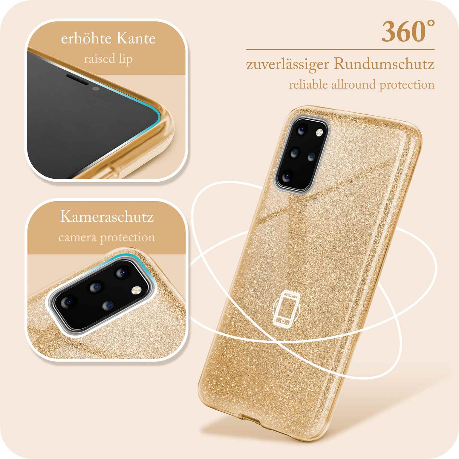 Glitter Case für Samsung Galaxy S20 Plus 5G
