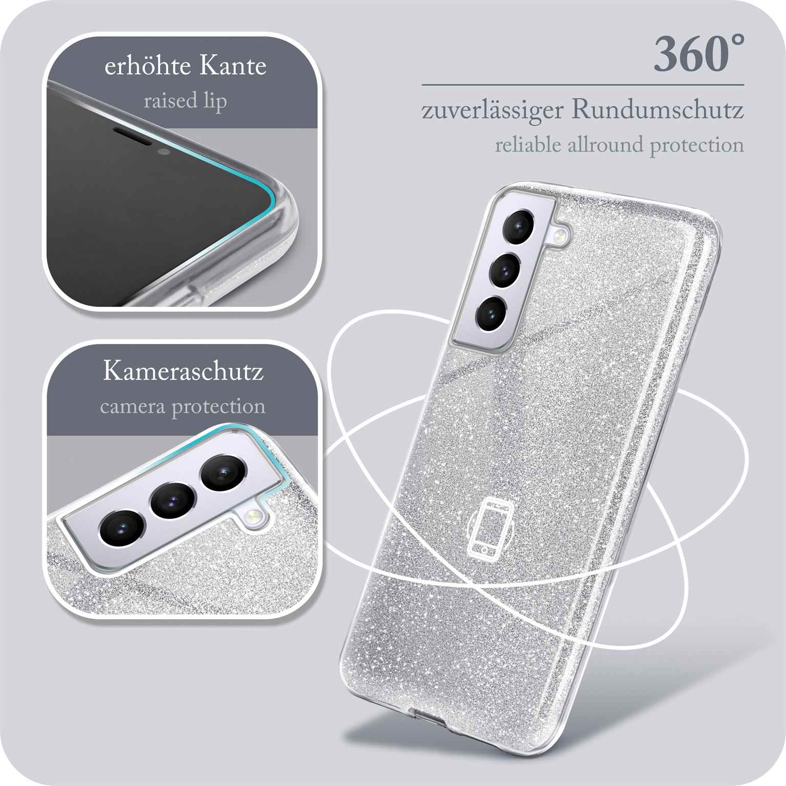 Glitter Case für Samsung Galaxy S21 Plus