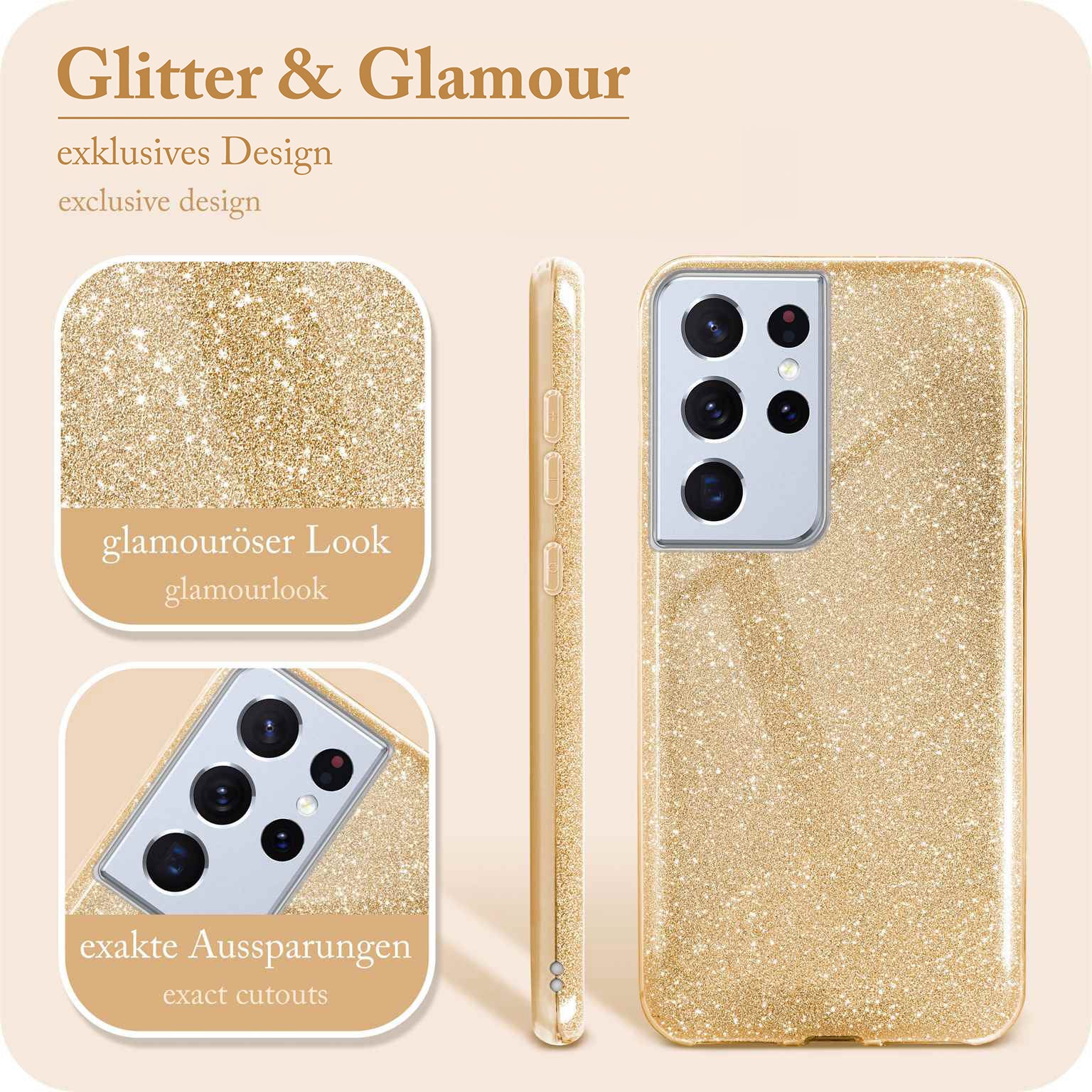 Glitter Case für Samsung Galaxy S21 Ultra