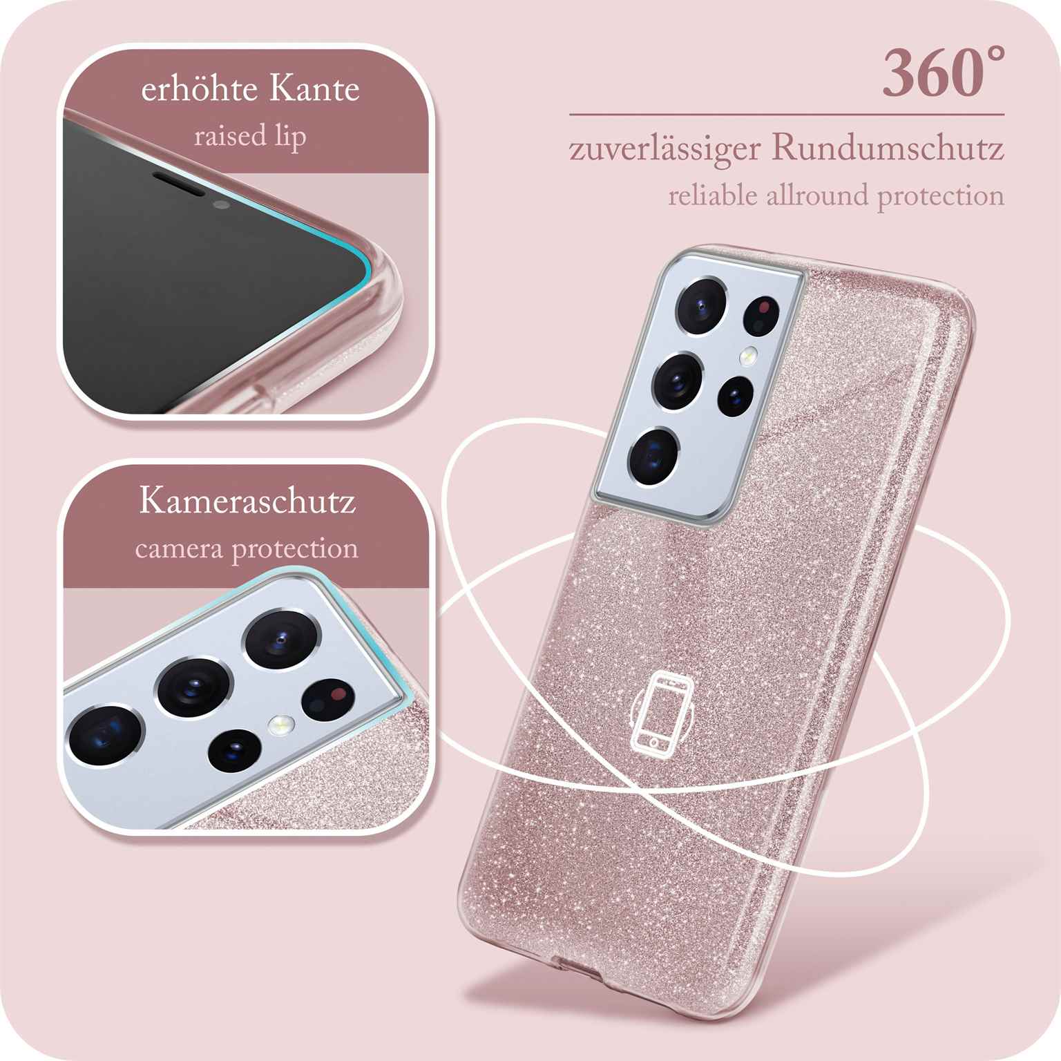 Glitter Case für Samsung Galaxy S21 Ultra