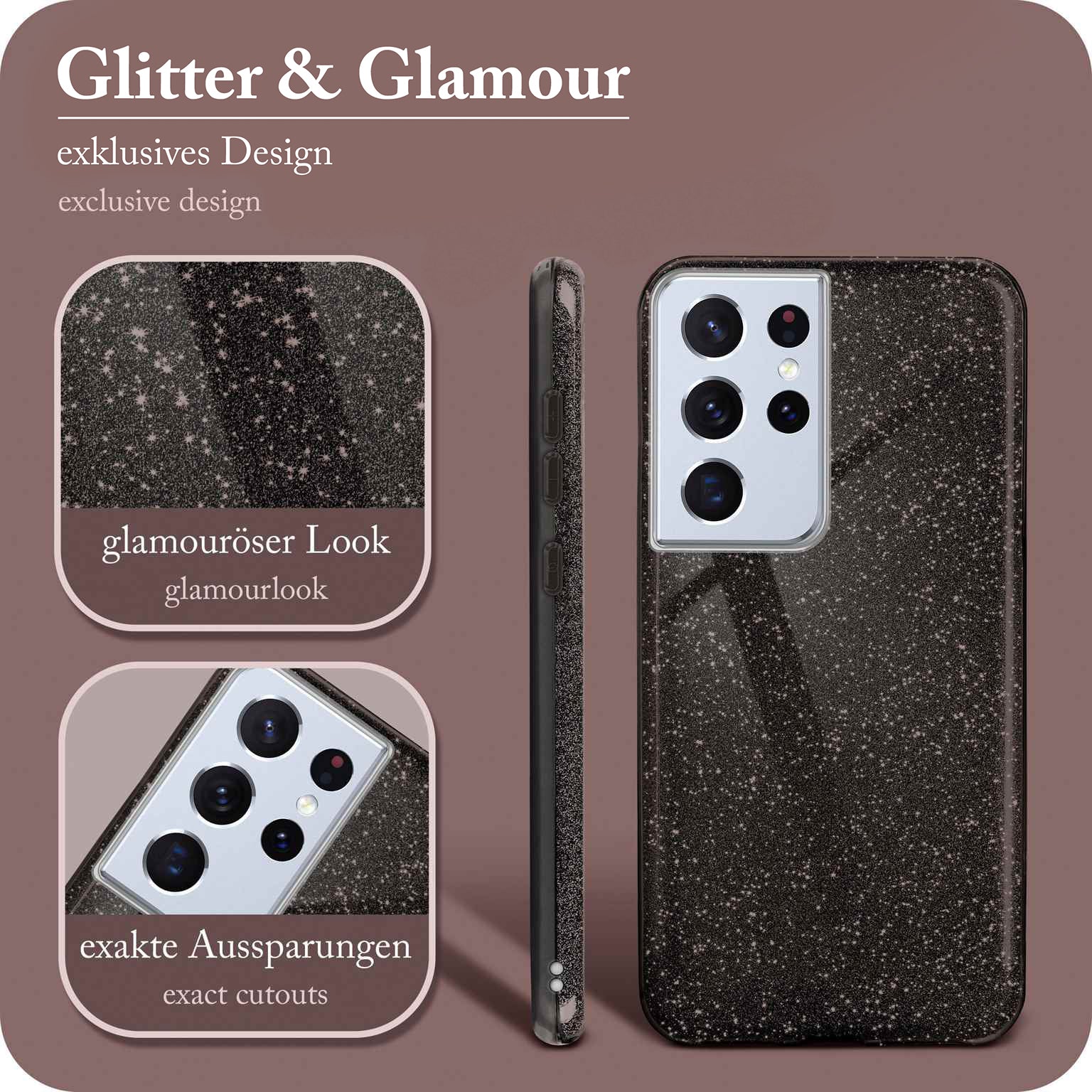 Glitter Case für Samsung Galaxy S21 Ultra