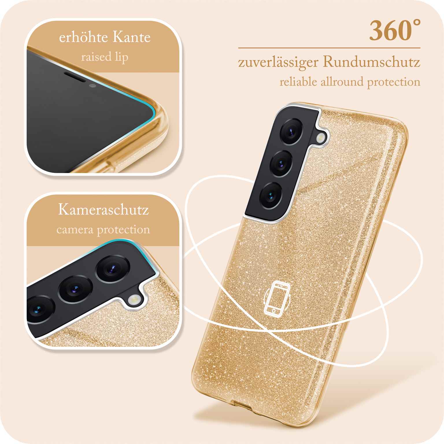 Glitter Case für Samsung Galaxy S22