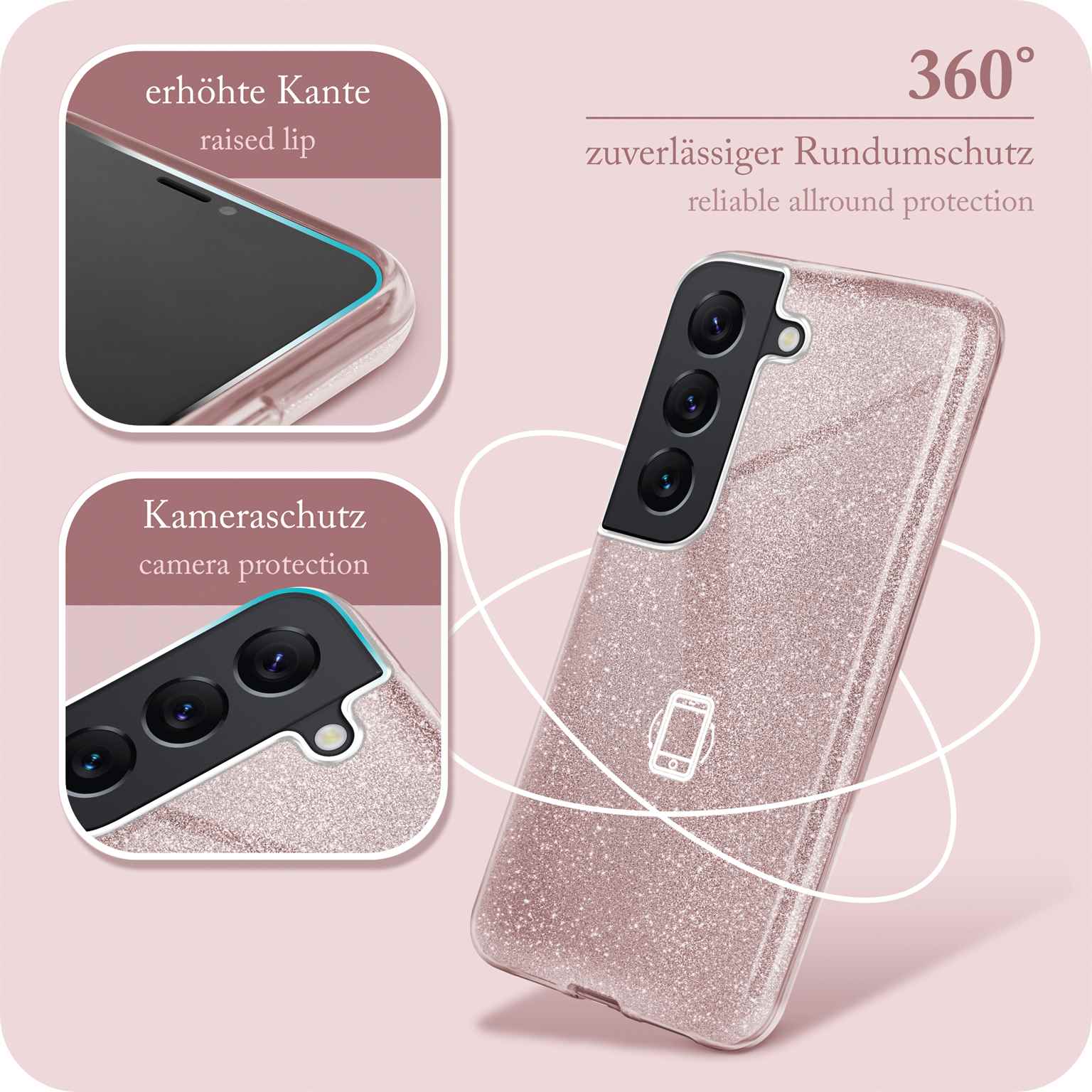 Glitter Case für Samsung Galaxy S22