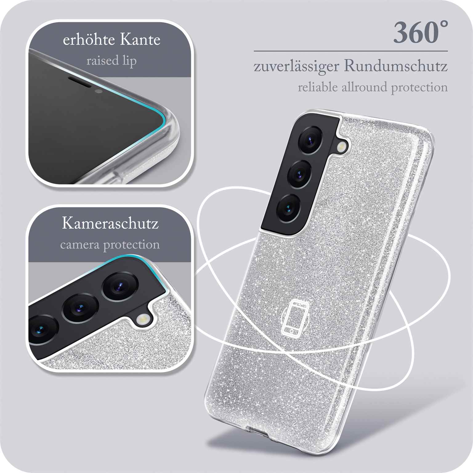 Glitter Case für Samsung Galaxy S22