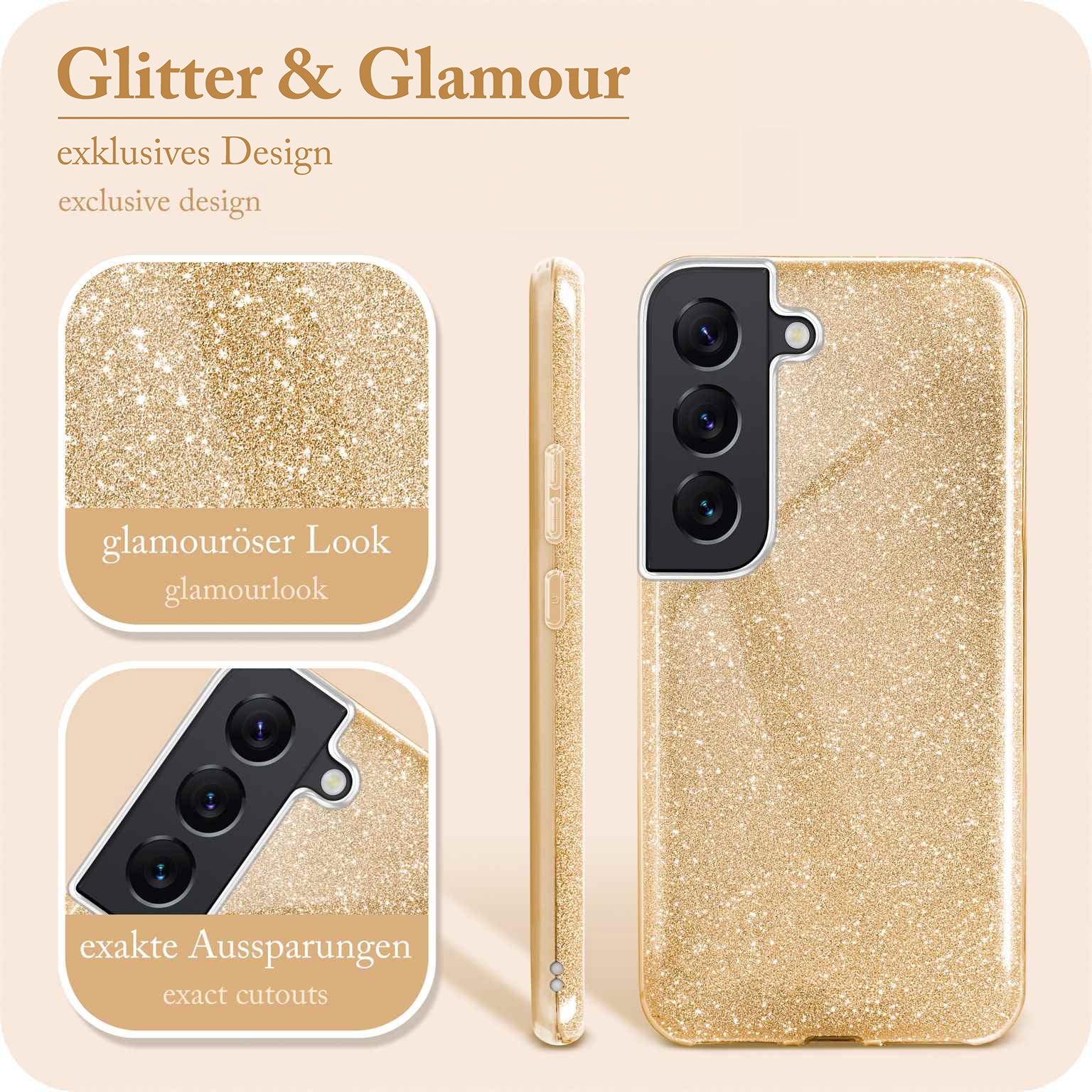 Glitter Case für Samsung Galaxy S22 Plus