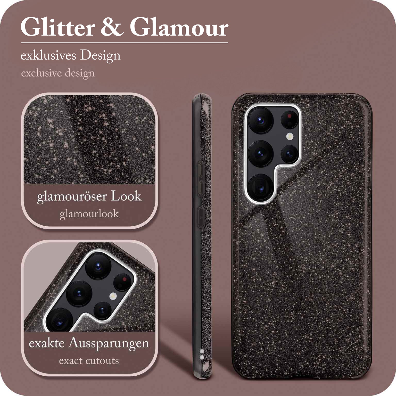 Glitter Case für Samsung Galaxy S22 Ultra