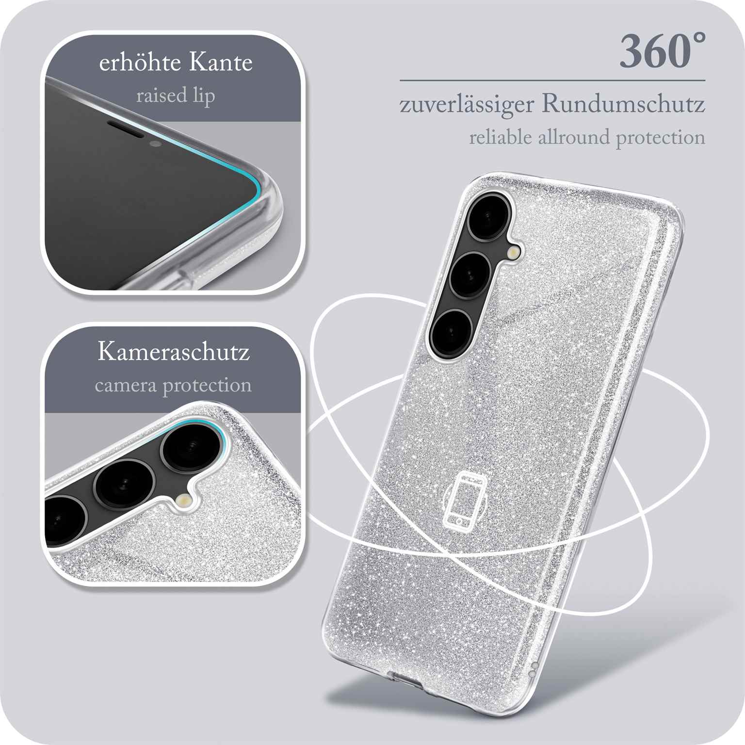 Glitter Case für Samsung Galaxy S23 FE