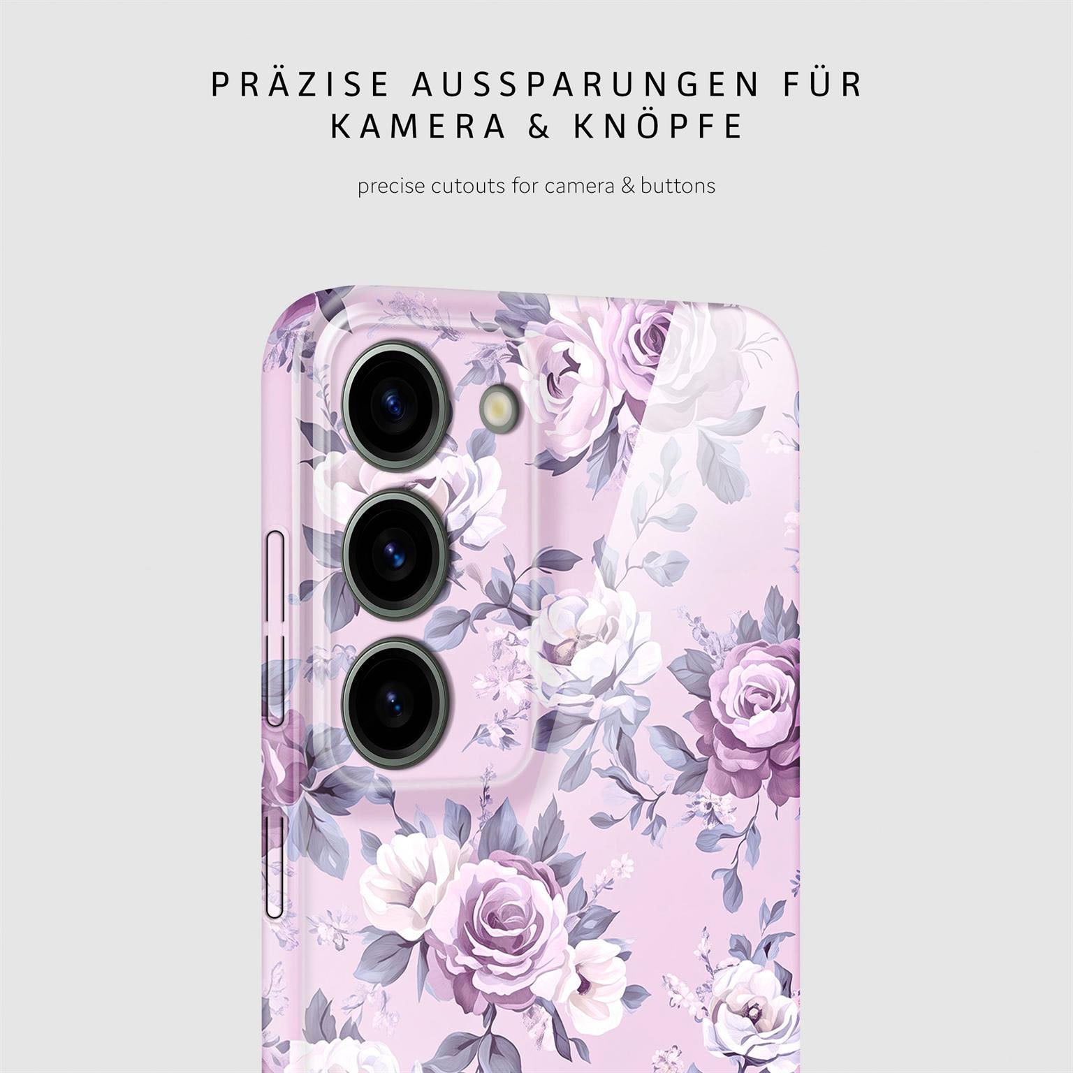 Flower Cover für Samsung Galaxy S23 in der Farbe Lavender Dream (Lila / Violett)