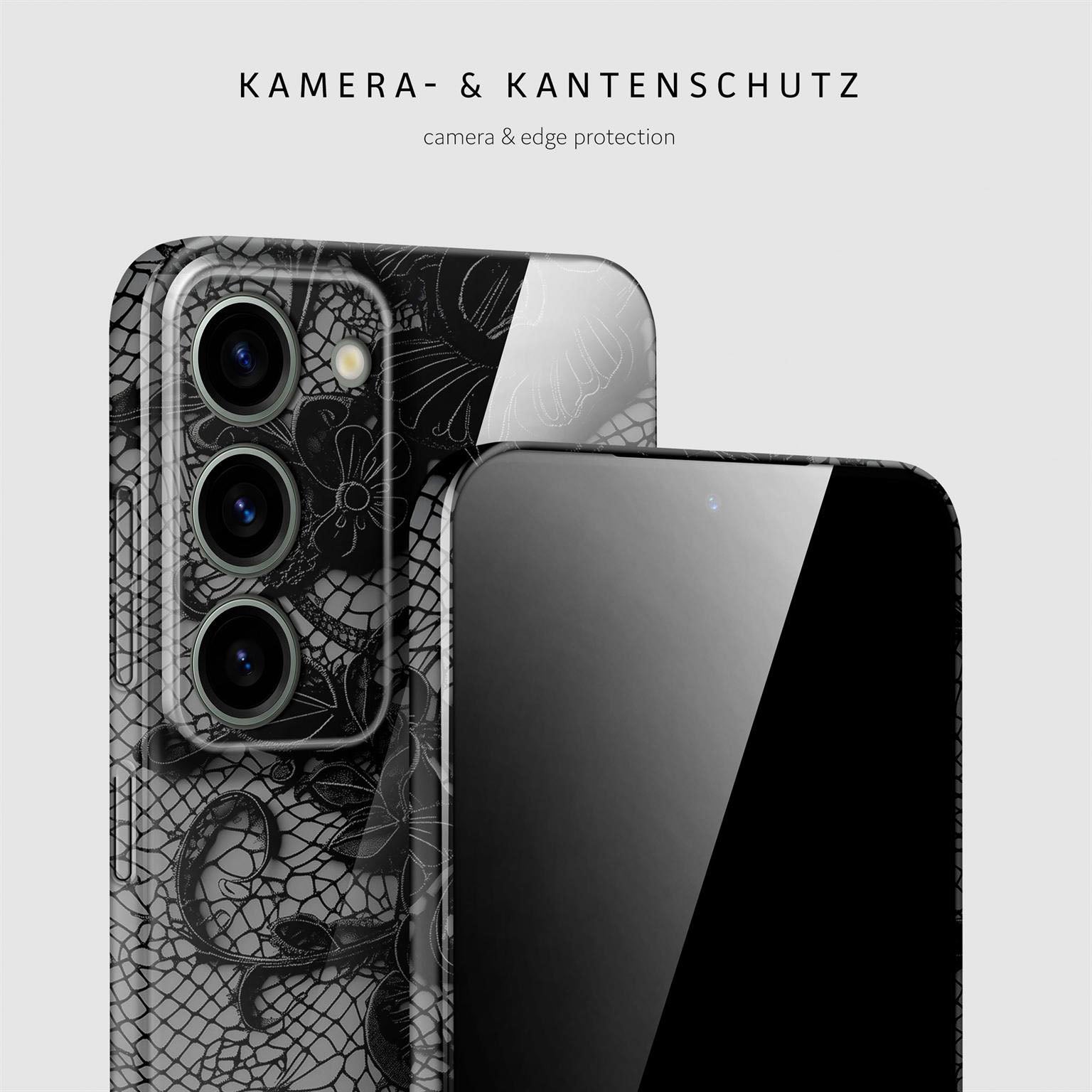 Splash Case für Samsung Galaxy S23 in der Farbe Delicate Dream (Schwarz)