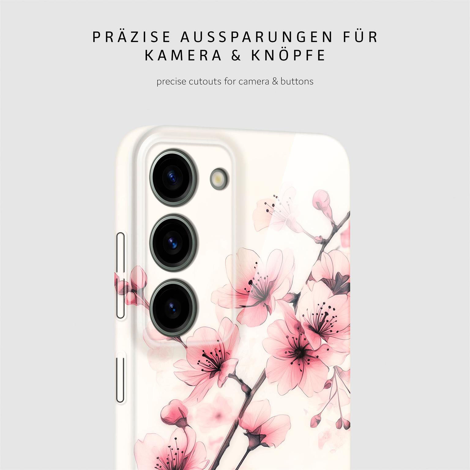 Flower Cover für Samsung Galaxy S23 in der Farbe Spring Serenity (Rosa / Pink)