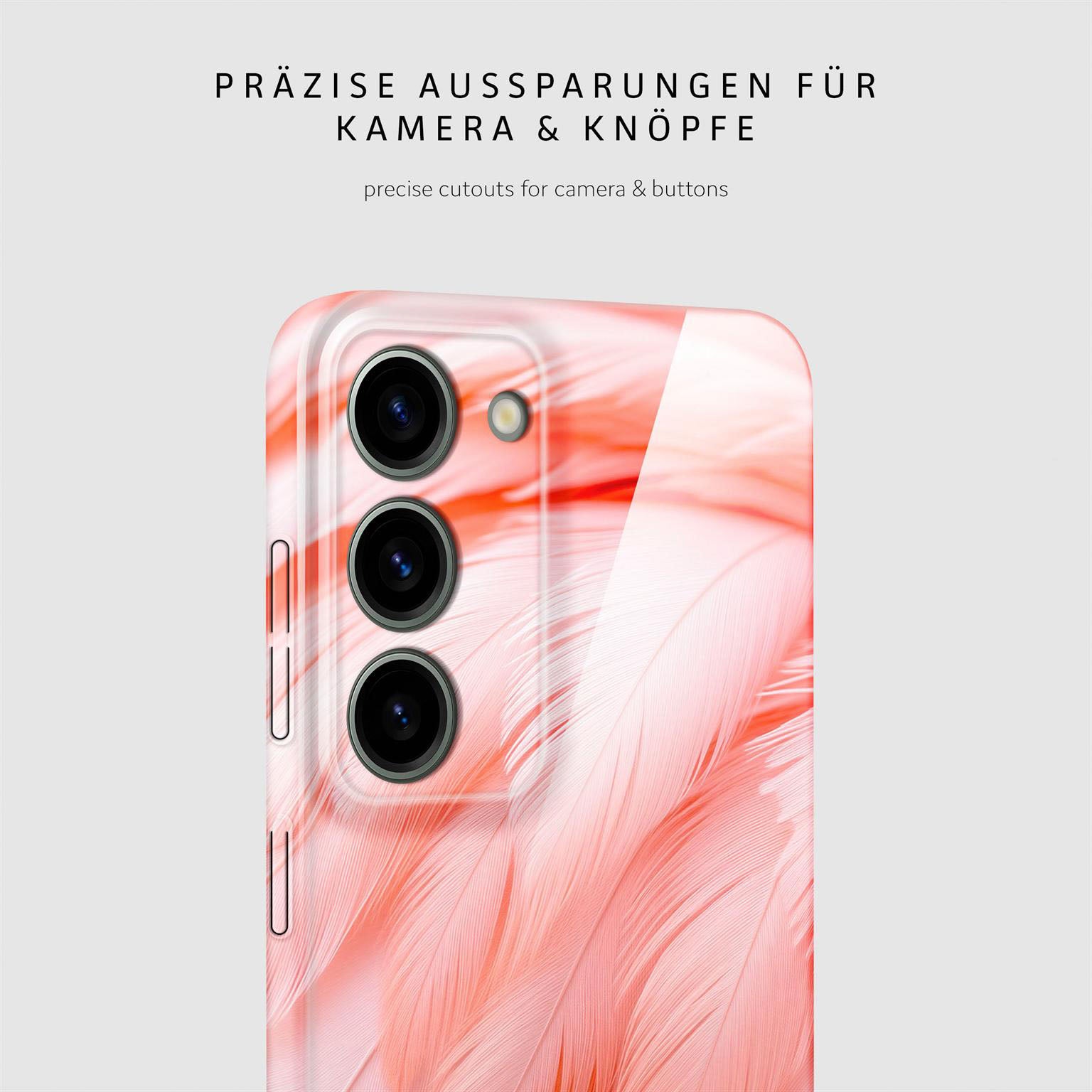 Wild Cover für Samsung Galaxy S23 in der Farbe Smooth Flamingo (Rosa / Pink)