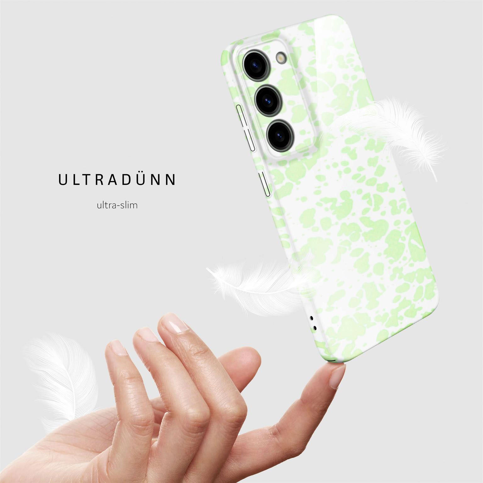 Splash Case für Samsung Galaxy S23 in der Farbe Mint Mirage (Grün)