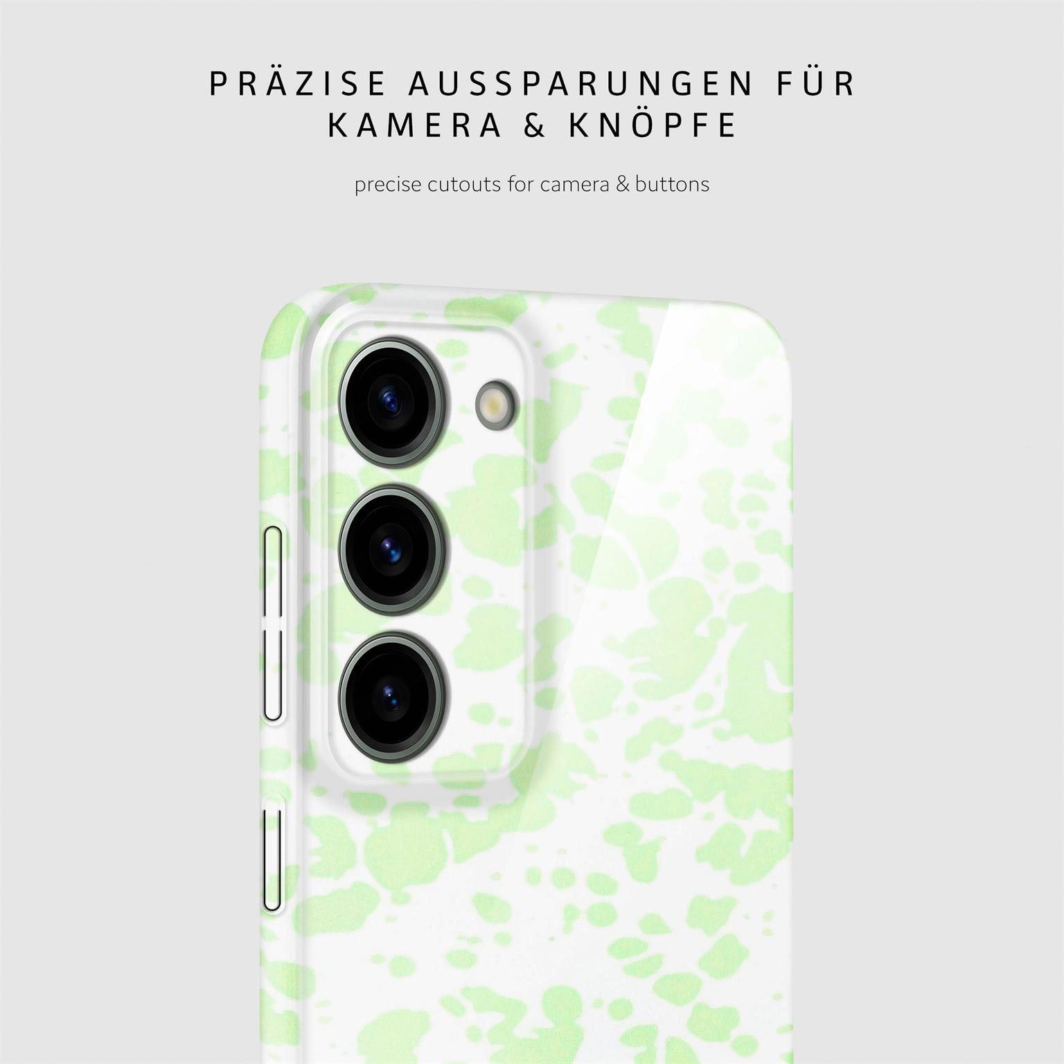 Splash Case für Samsung Galaxy S23 in der Farbe Mint Mirage (Grün)