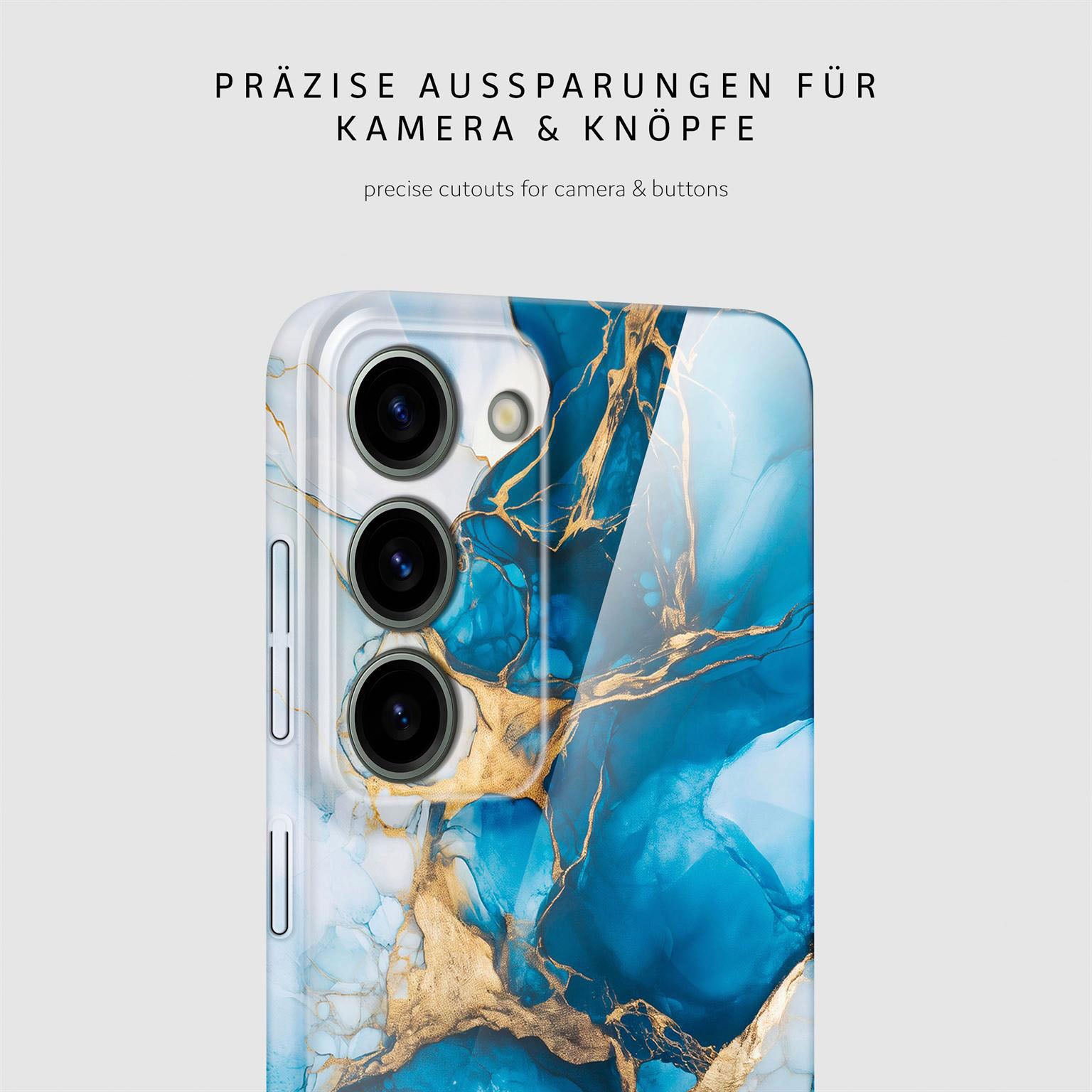 Bliss Cover für Samsung Galaxy S23 in der Farbe Sapphire Dream (Blau)