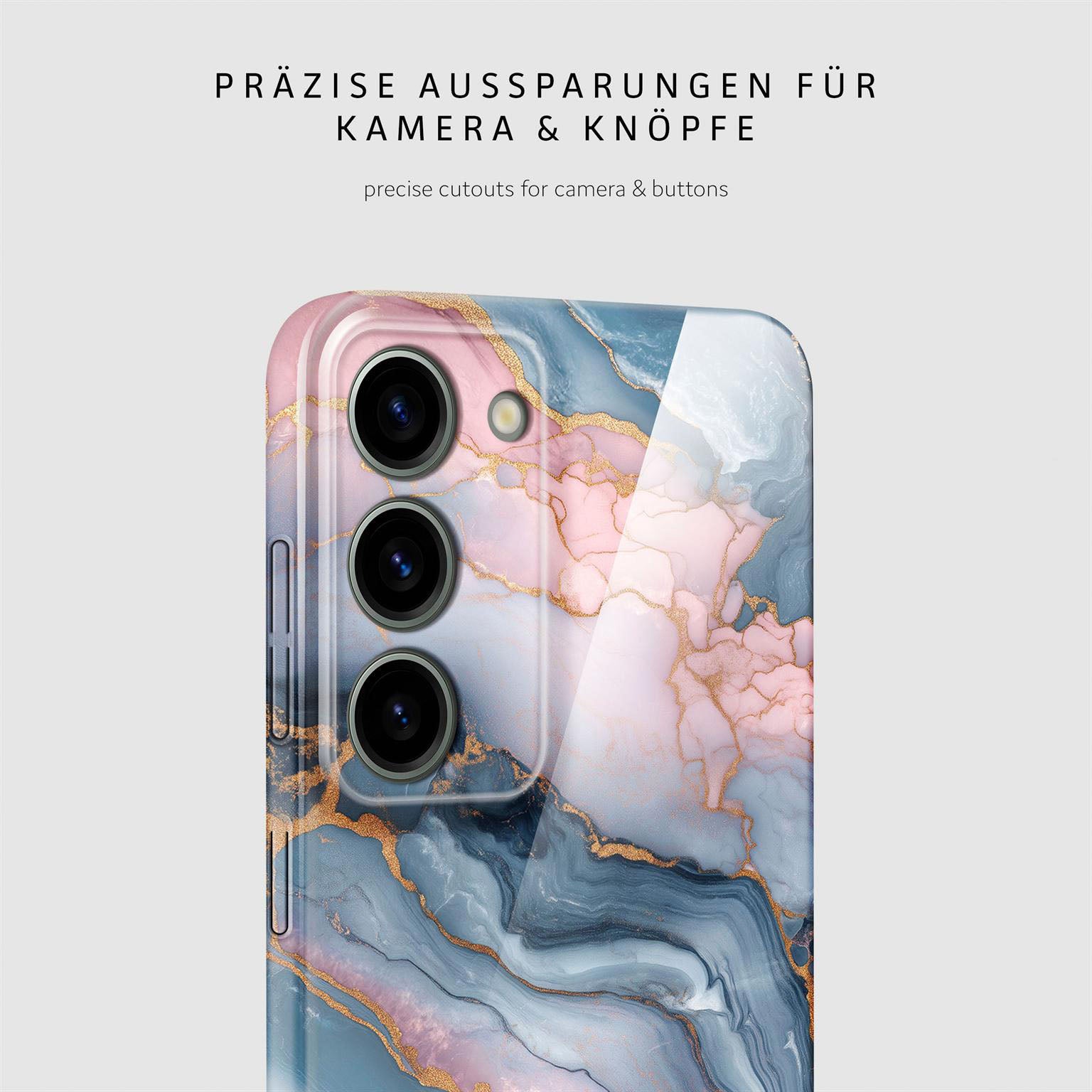 Bliss Cover für Samsung Galaxy S23 in der Farbe Aurora Lagoon (Mehrfarbig (bunt))