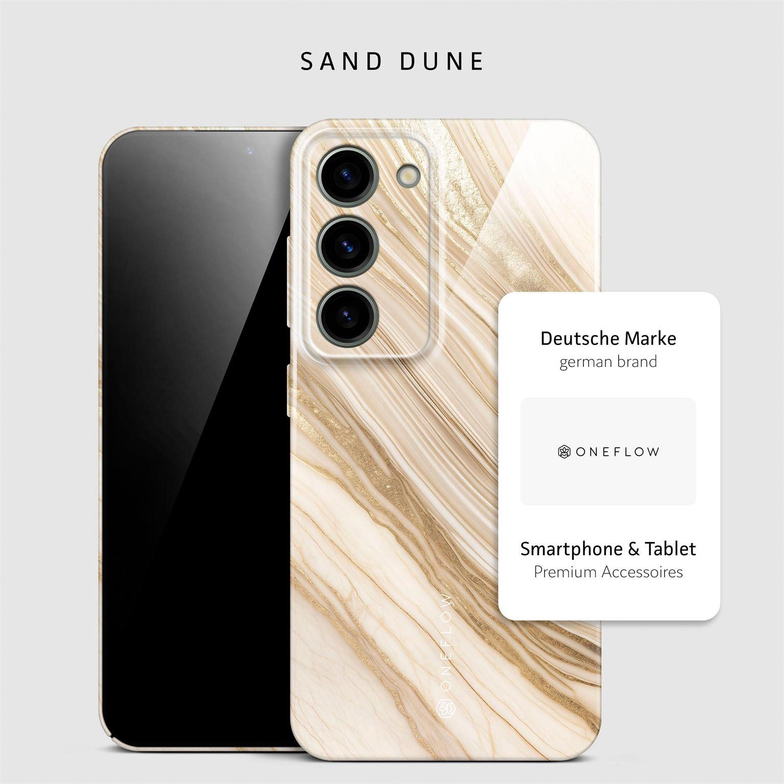 Bliss Cover für Samsung Galaxy S23 in der Farbe Sand Dune (Braun / Beige)