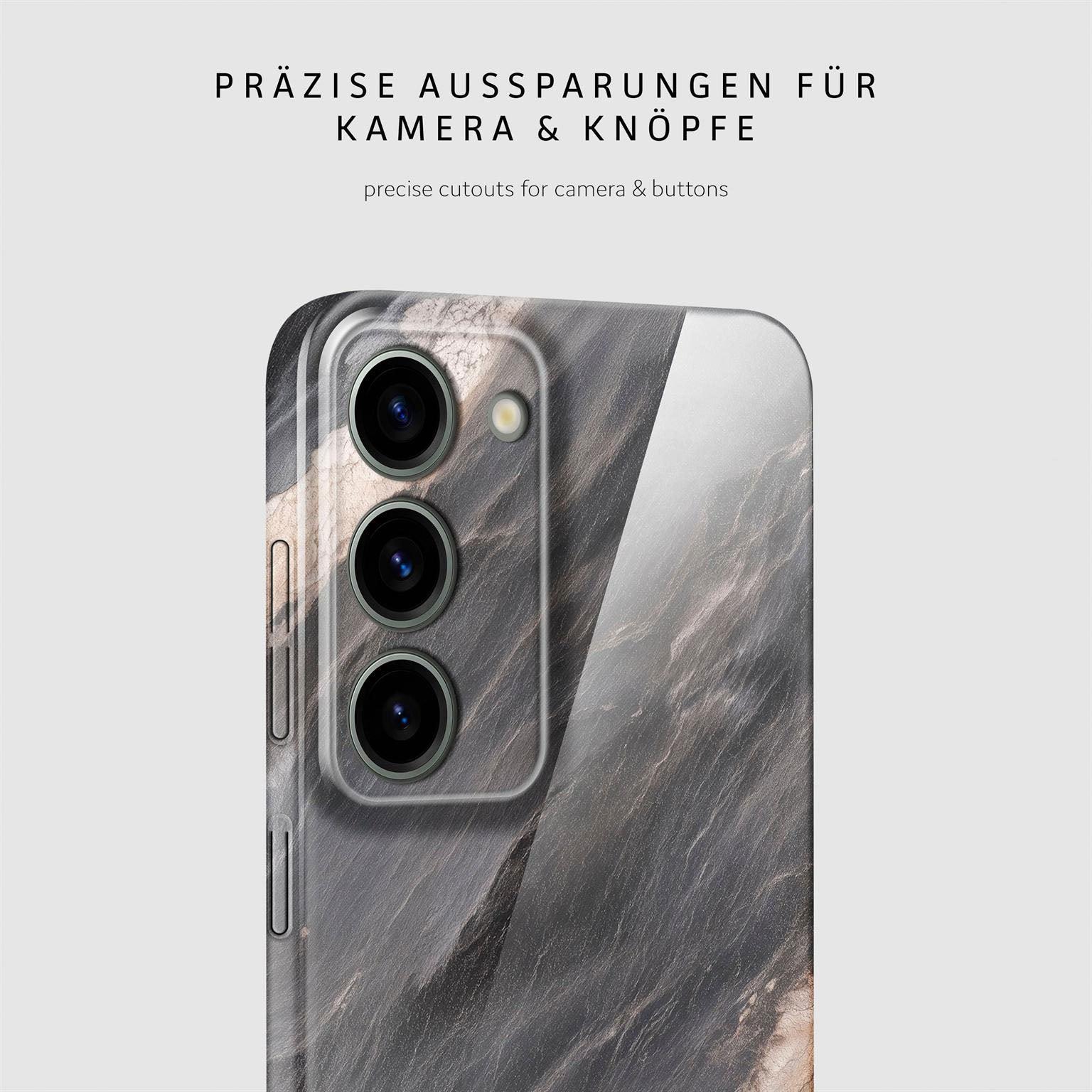 Bliss Cover für Samsung Galaxy S23 in der Farbe Slate Horizon (Grau)