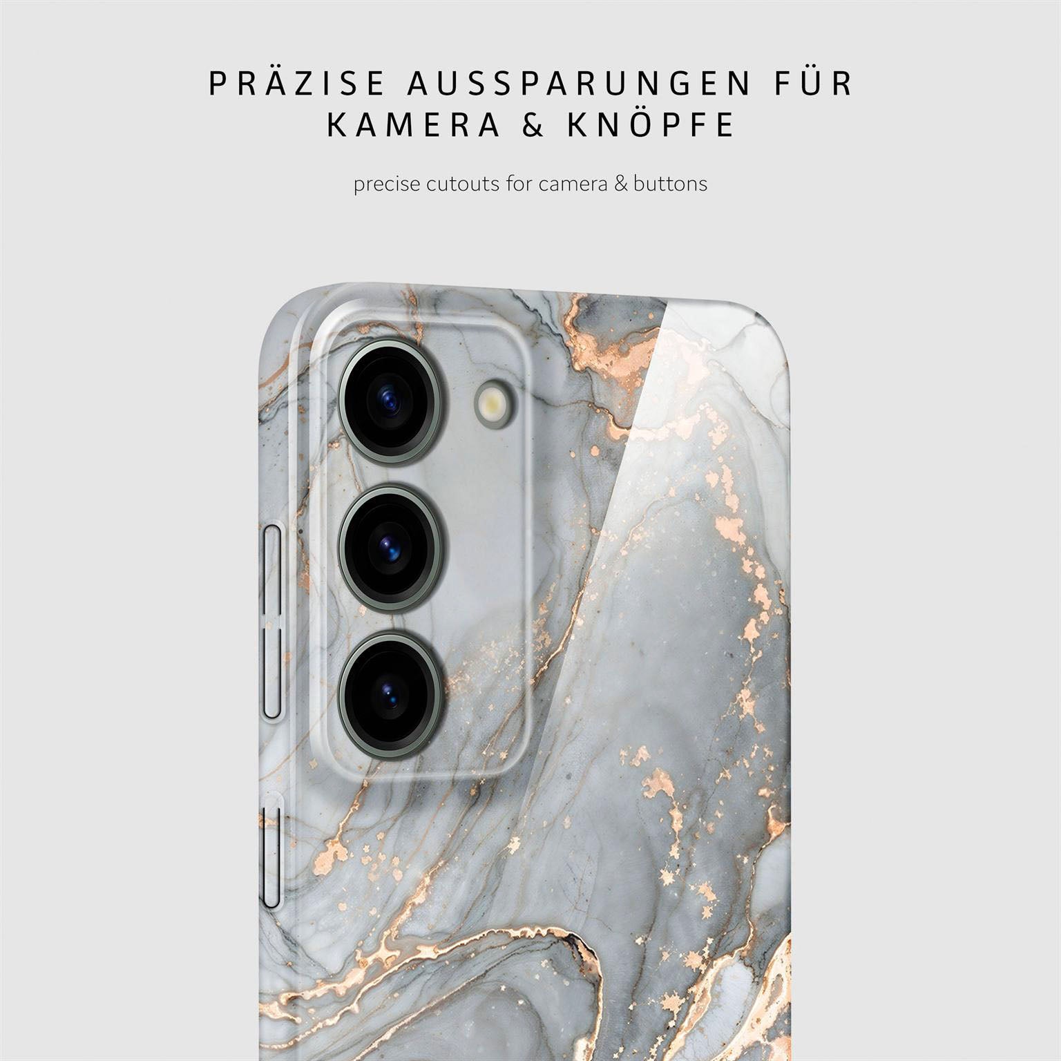 Bliss Cover für Samsung Galaxy S23 in der Farbe Soft Granite (Grau)