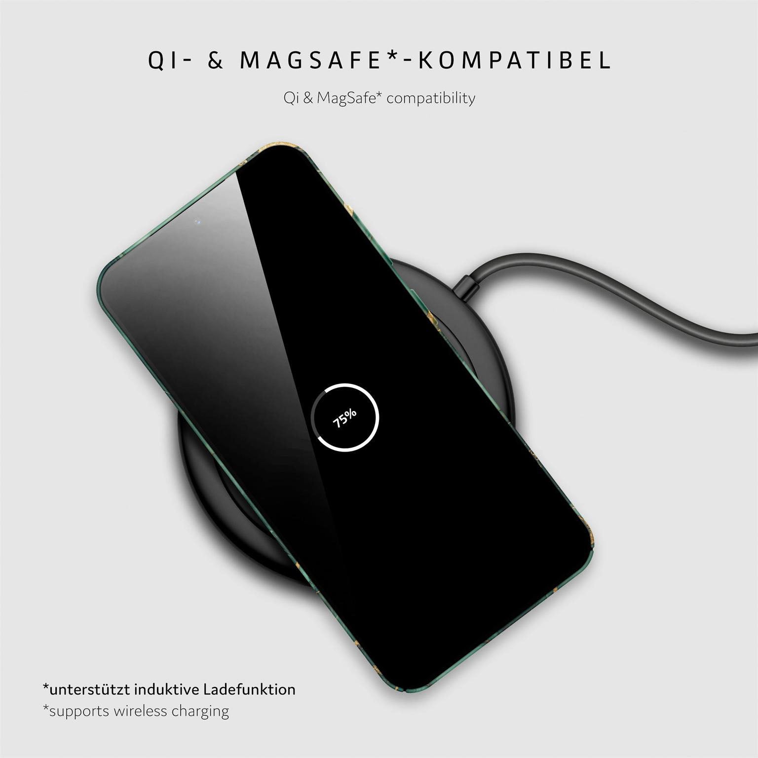 Bliss Cover für Samsung Galaxy S23 in der Farbe Emerald Flow (Grün)