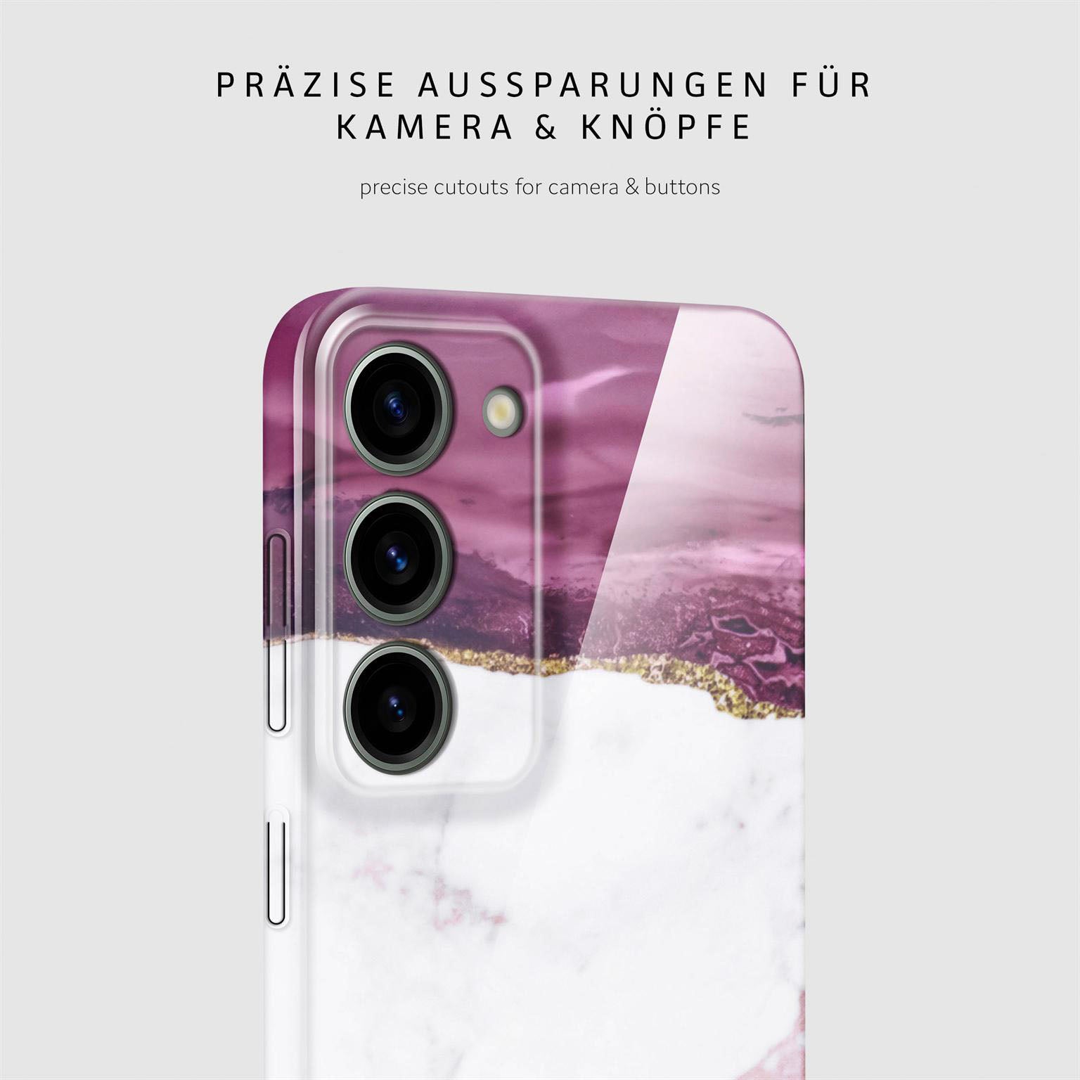 Bliss Cover für Samsung Galaxy S23 in der Farbe Velvet Kiss (Rosa / Pink)