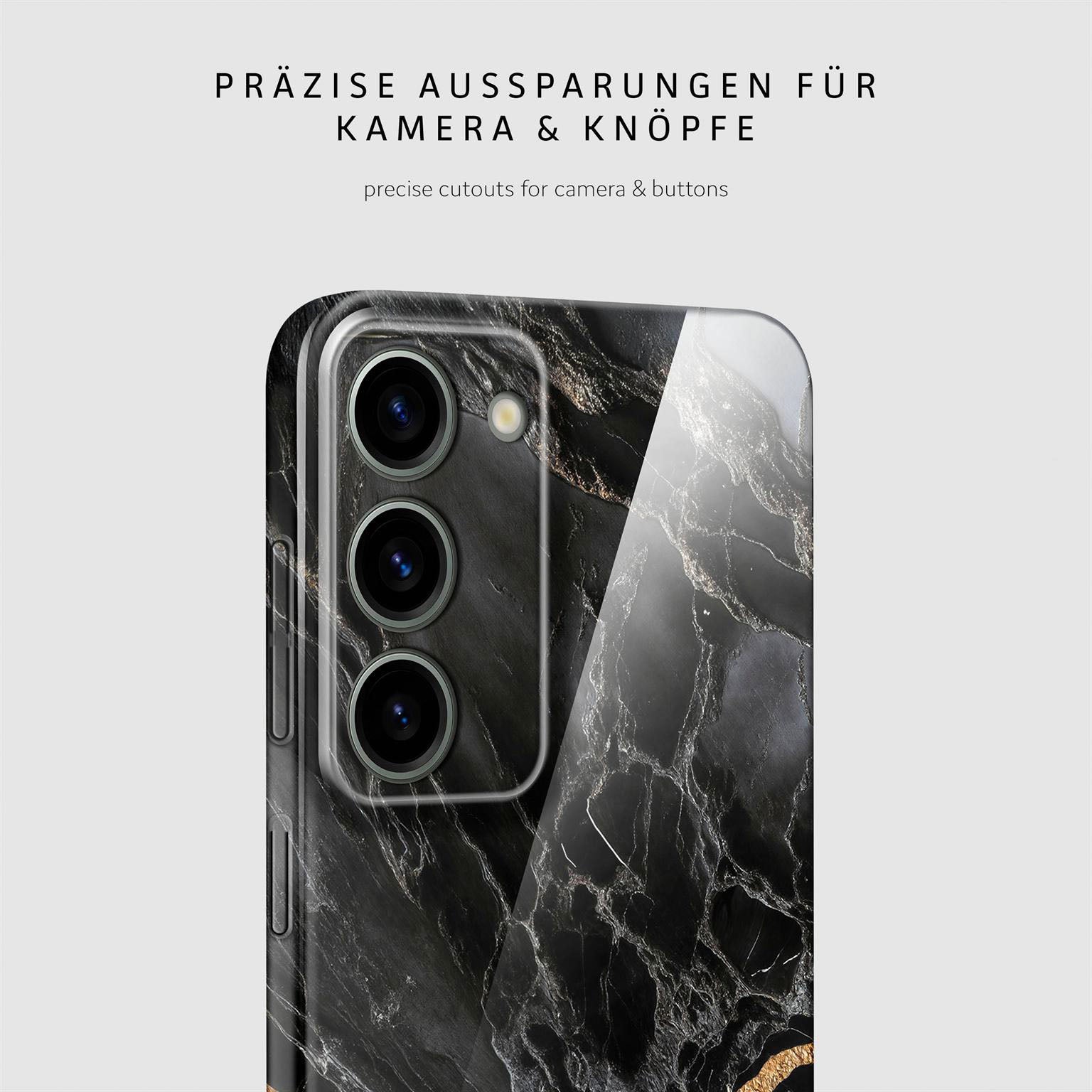 Bliss Cover für Samsung Galaxy S23 in der Farbe Black Mirage (Schwarz)