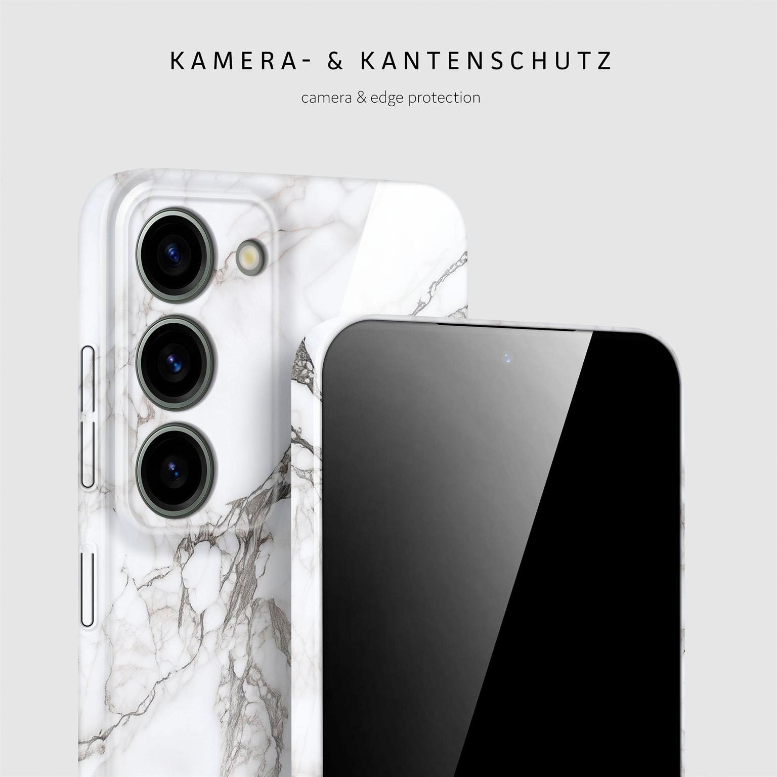 Bliss Cover für Samsung Galaxy S23 in der Farbe Ivory Whisper (Weiß)