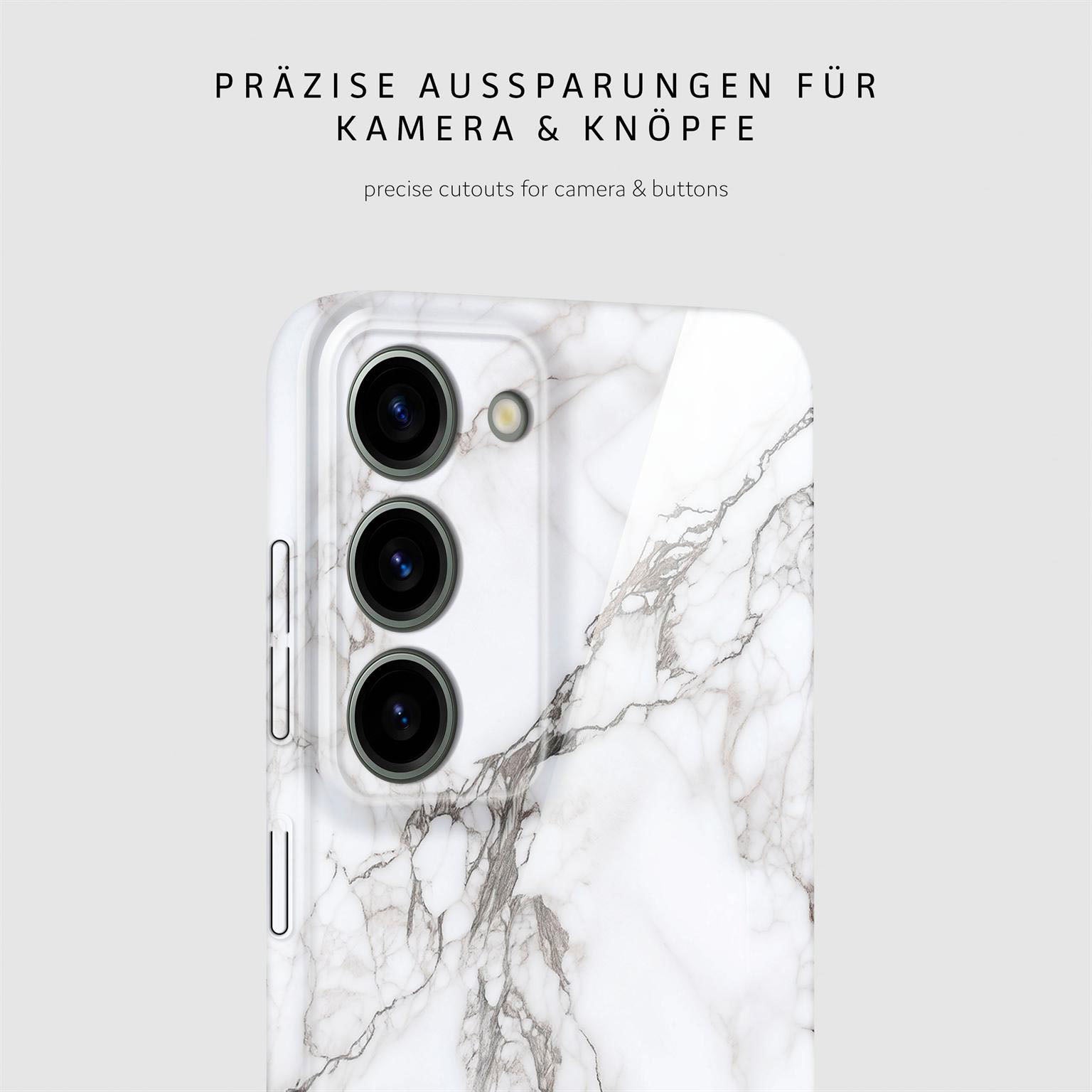Bliss Cover für Samsung Galaxy S23 in der Farbe Ivory Whisper (Weiß)