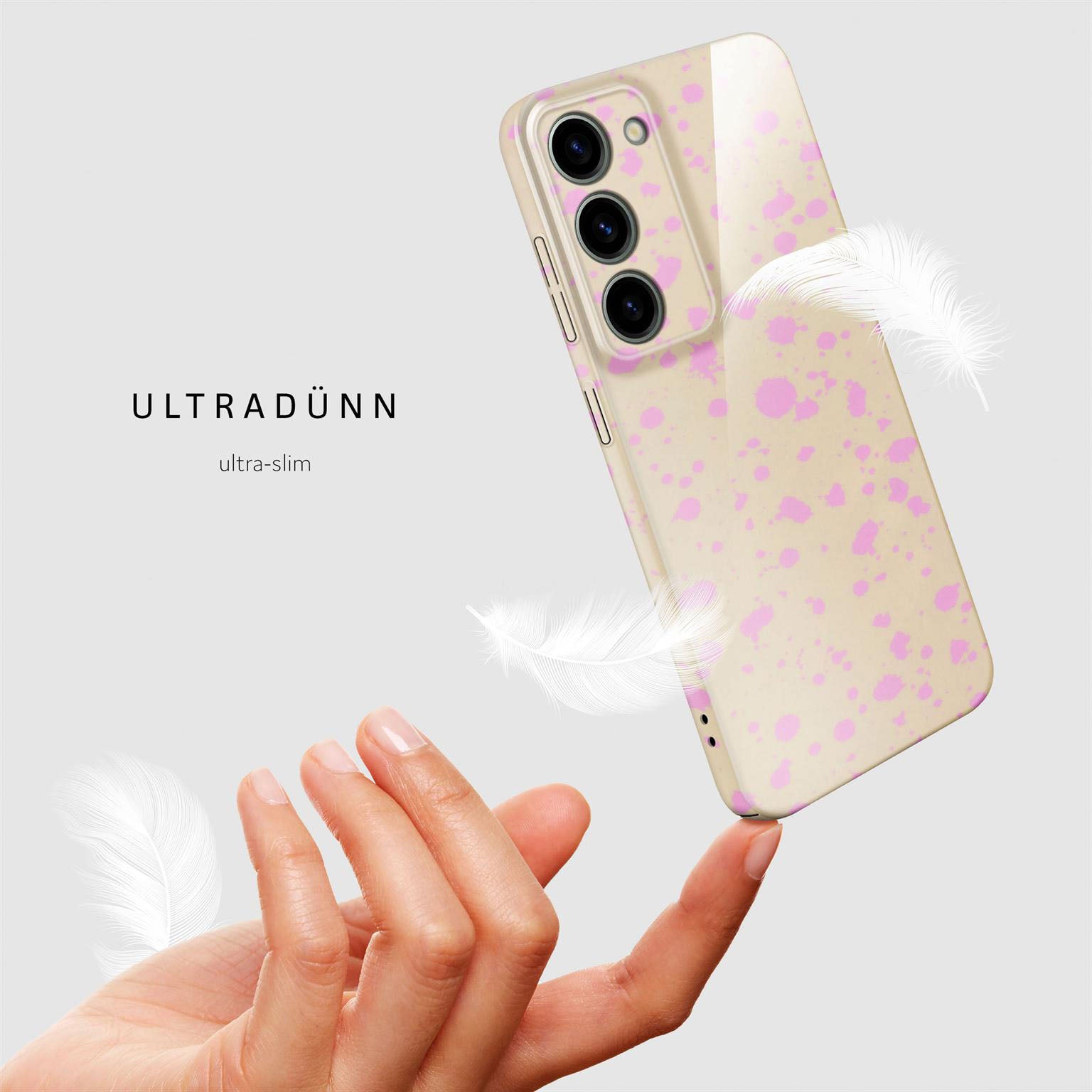 Splash Case für Samsung Galaxy S23 in der Farbe Blush Pop (Rosa / Pink)