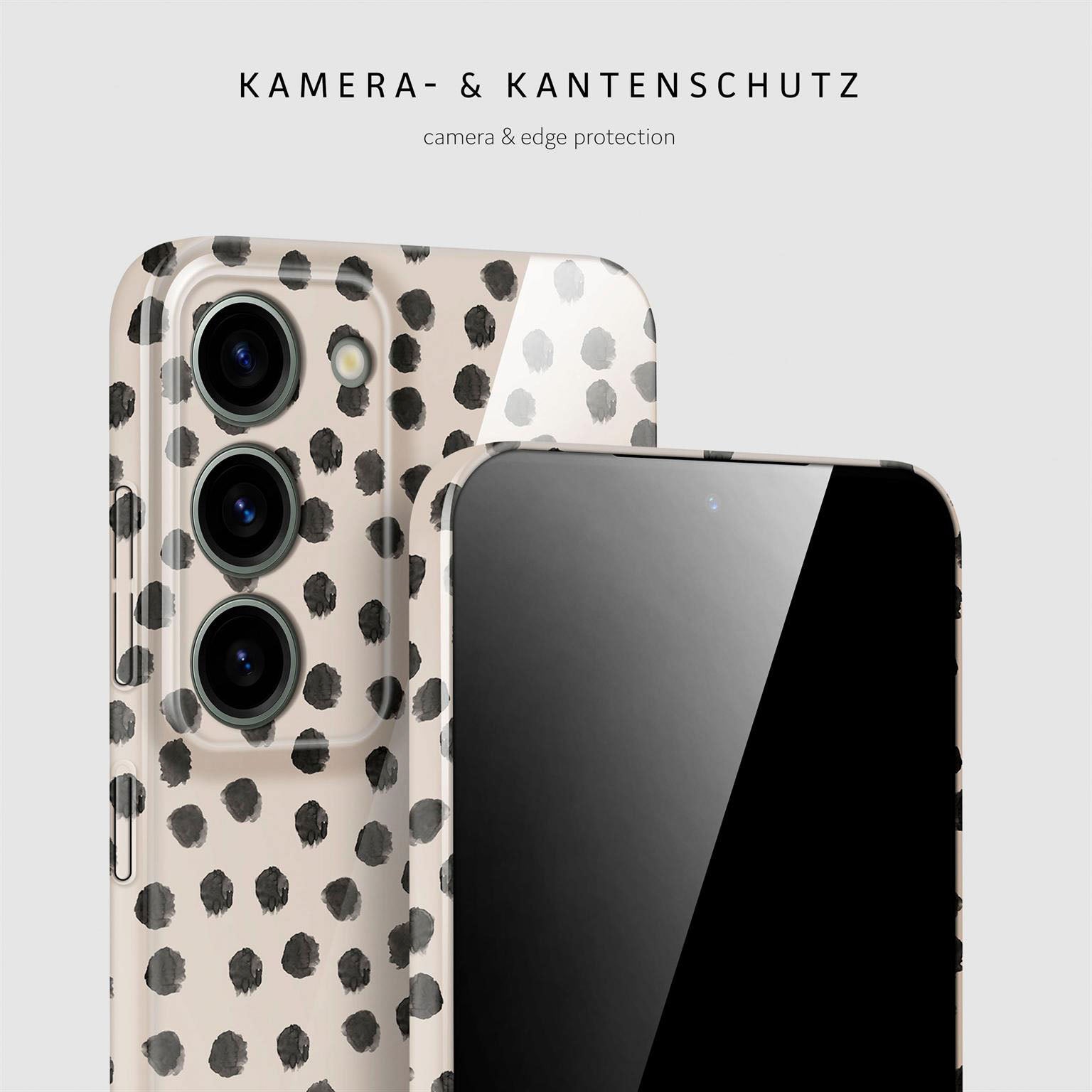 Splash Case für Samsung Galaxy S23 in der Farbe Cookies & Cream (Braun / Beige)