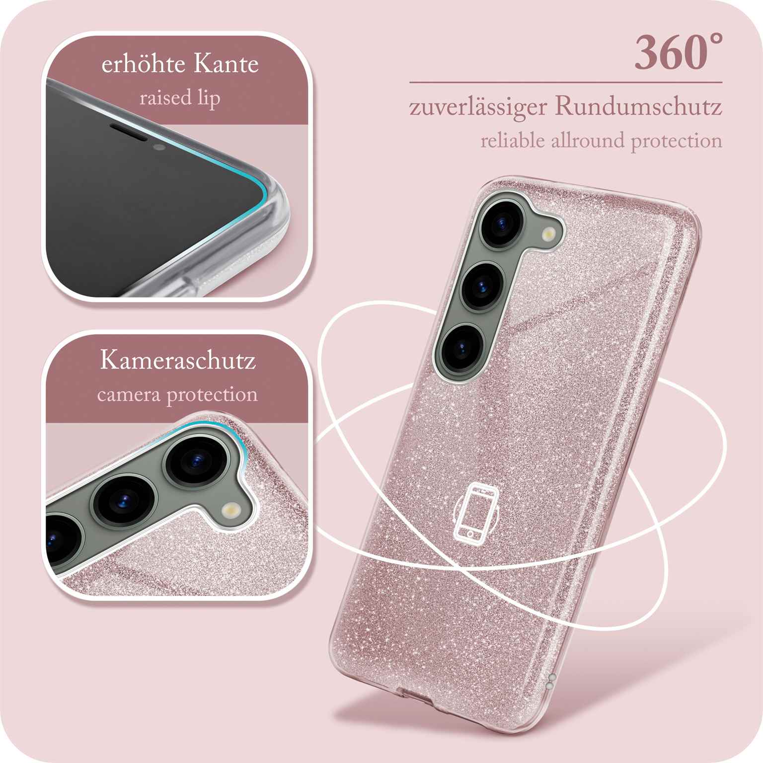 Glitter Case für Samsung Galaxy S23 Plus