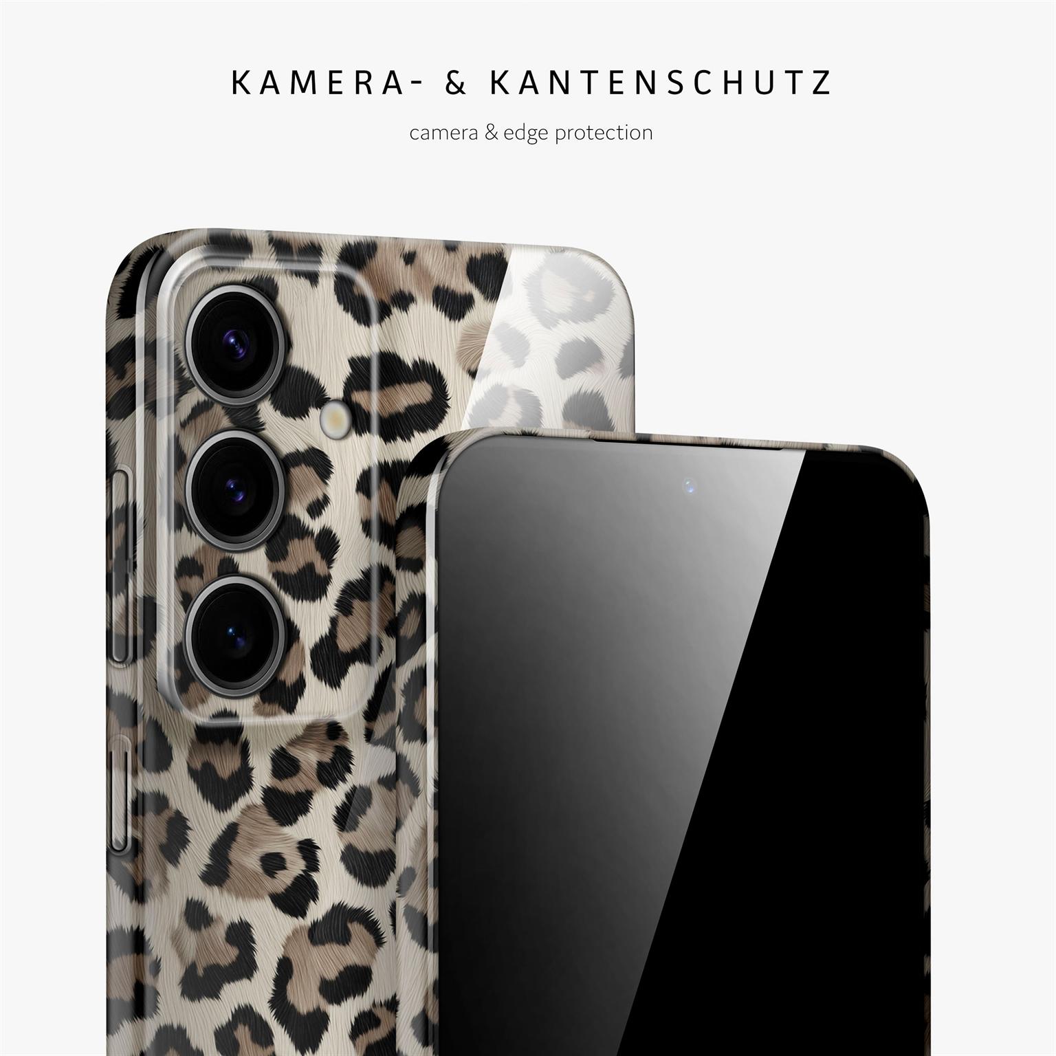 Wild Cover für Samsung Galaxy S24 in der Farbe Golden Leopard (Gold)