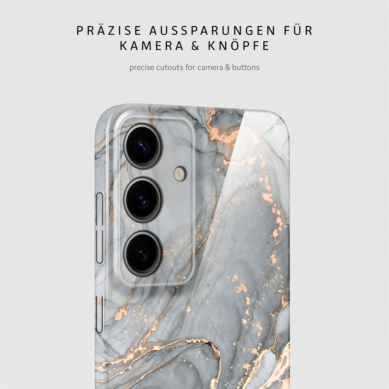 Bliss Cover für Samsung Galaxy S24 in der Farbe Soft Granite (Grau)