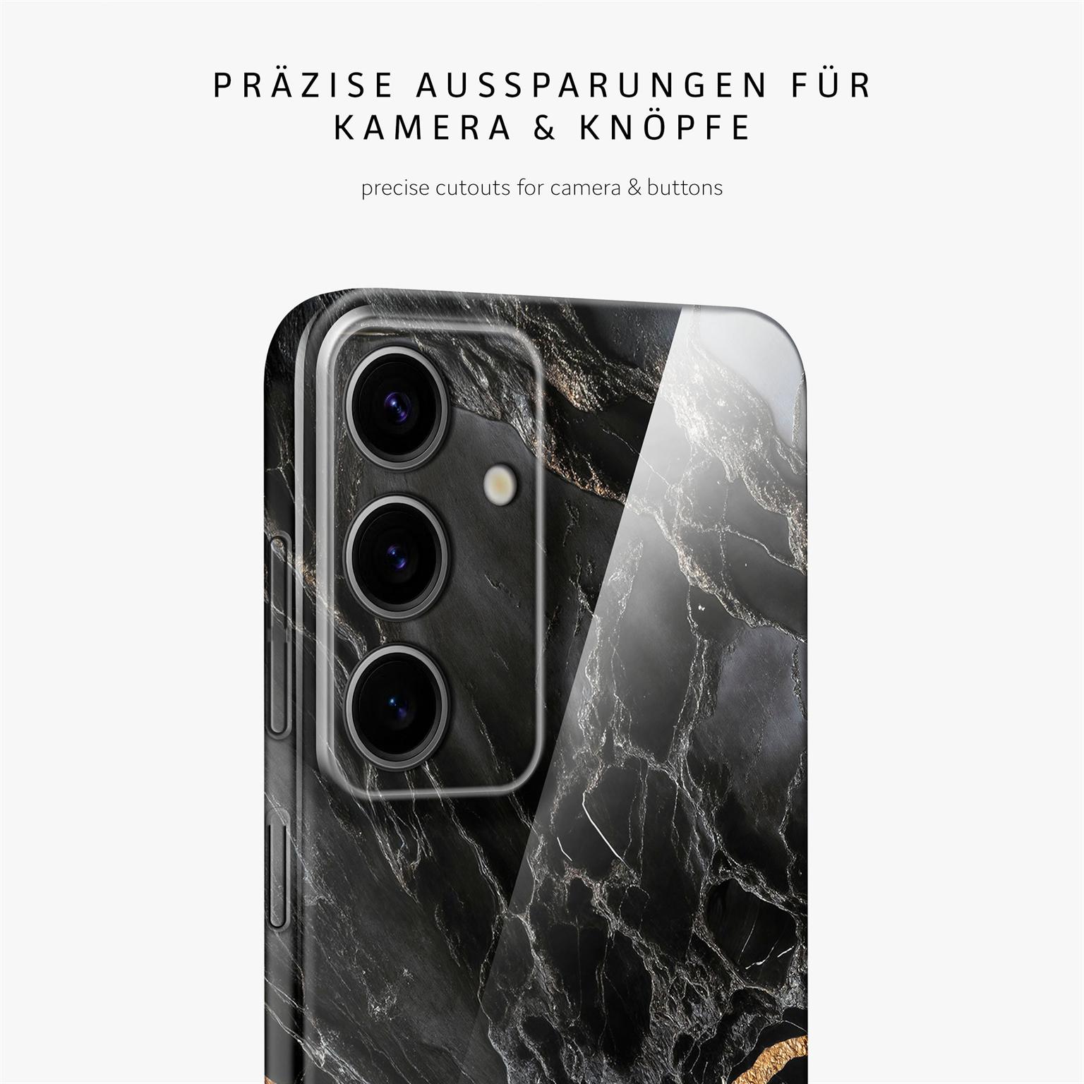 Bliss Cover für Samsung Galaxy S24 in der Farbe Black Mirage (Schwarz)