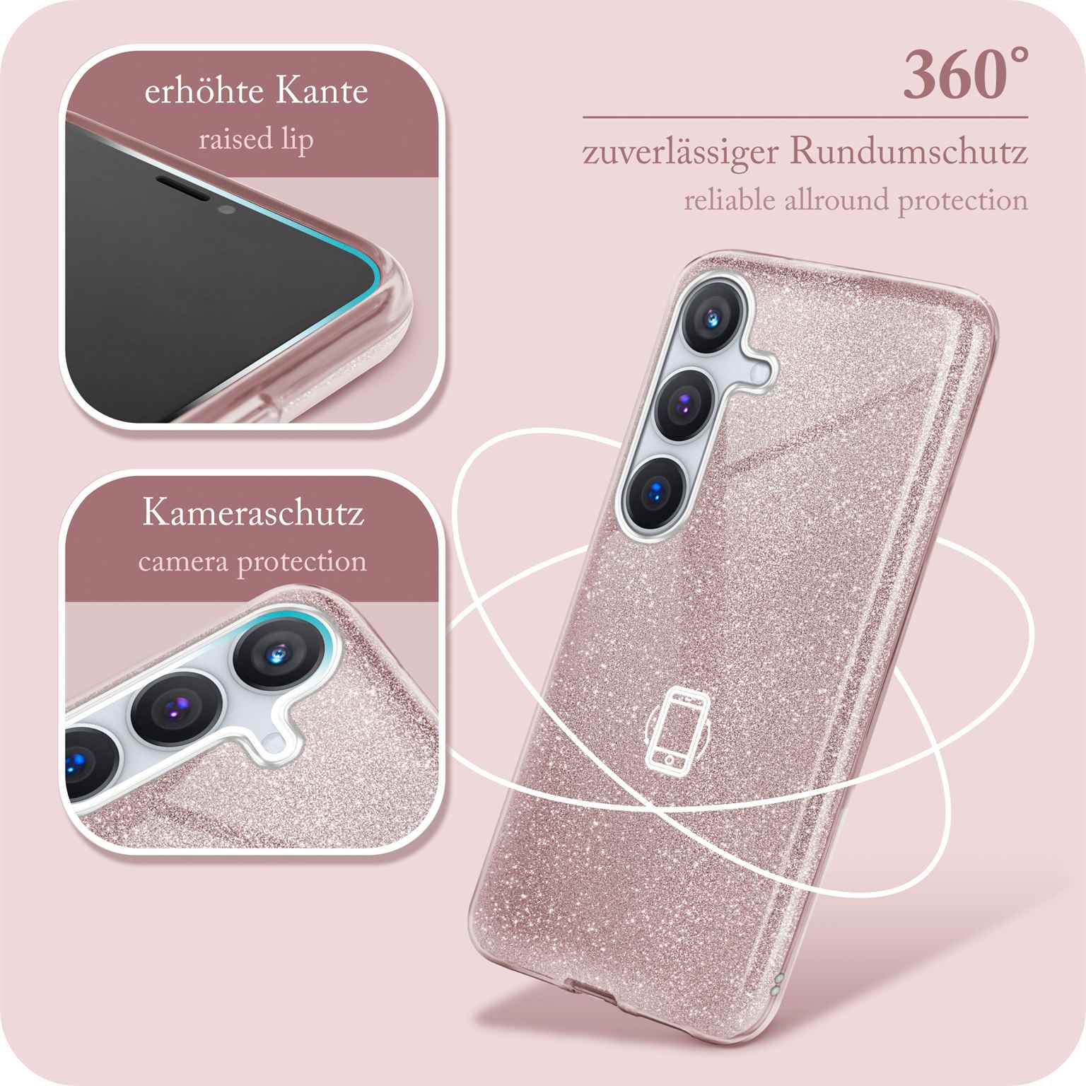 Glitter Case für Samsung Galaxy S24 Plus