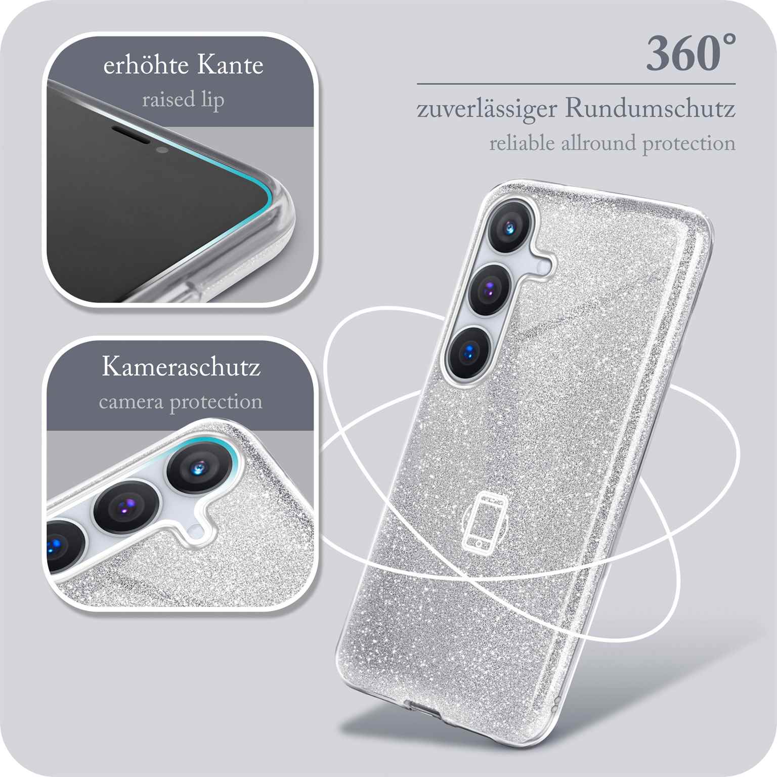 Glitter Case für Samsung Galaxy S24 Plus
