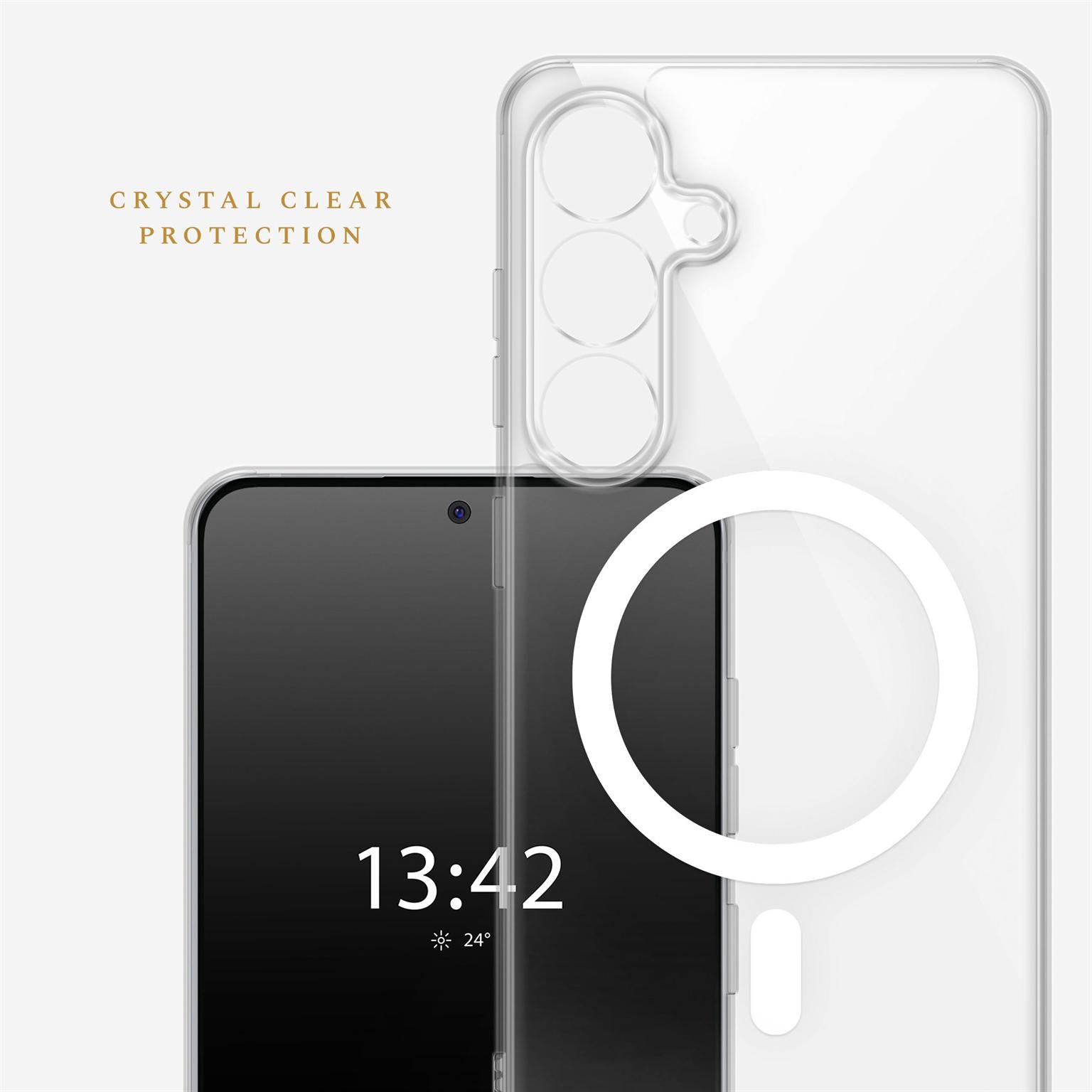 Nova Case für Samsung Galaxy S24 Plus in der Farbe Clear (Farblos (transparent))