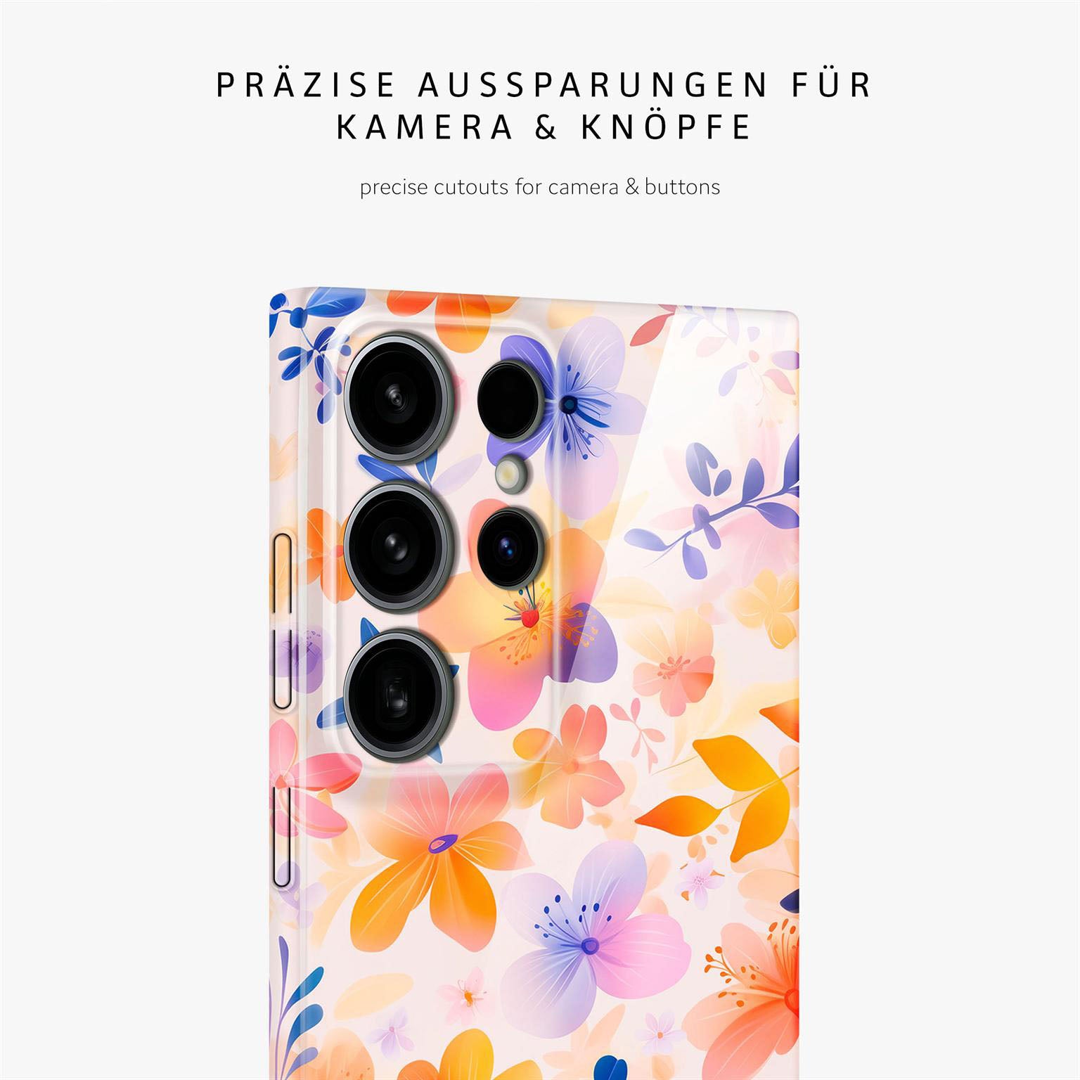 Flower Cover für Samsung Galaxy S24 Ultra in der Farbe Floral Euphoria (Mehrfarbig (bunt))
