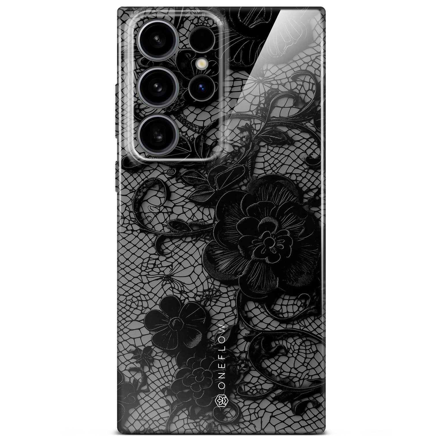 Splash Case für Samsung Galaxy S24 Ultra in der Farbe Delicate Dream (Schwarz)