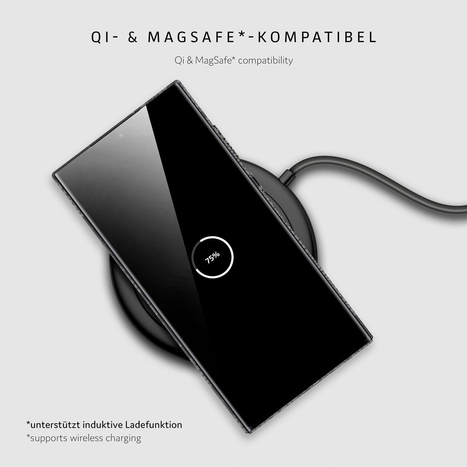 Splash Case für Samsung Galaxy S24 Ultra in der Farbe Delicate Dream (Schwarz)