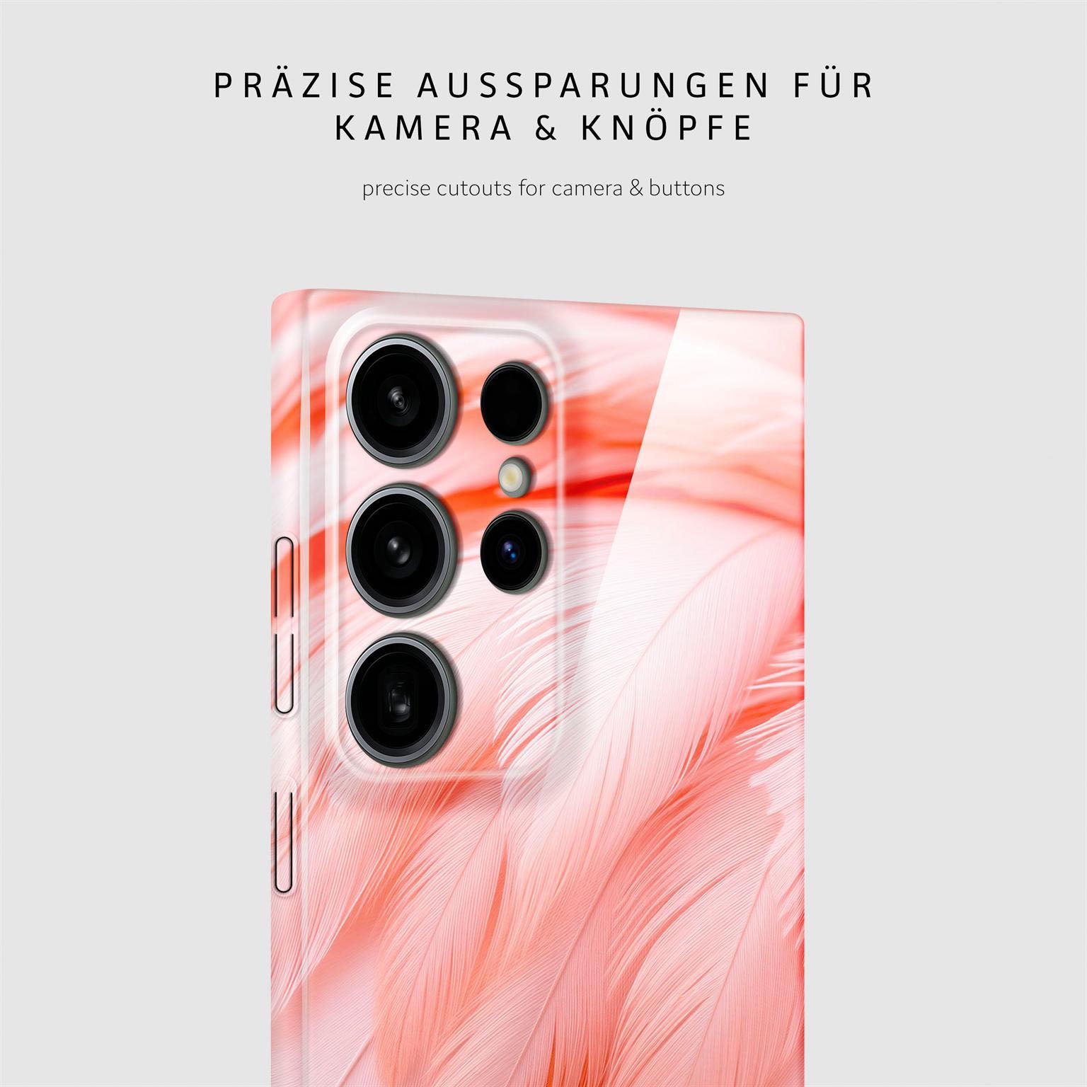 Wild Cover für Samsung Galaxy S24 Ultra in der Farbe Smooth Flamingo (Rosa / Pink)