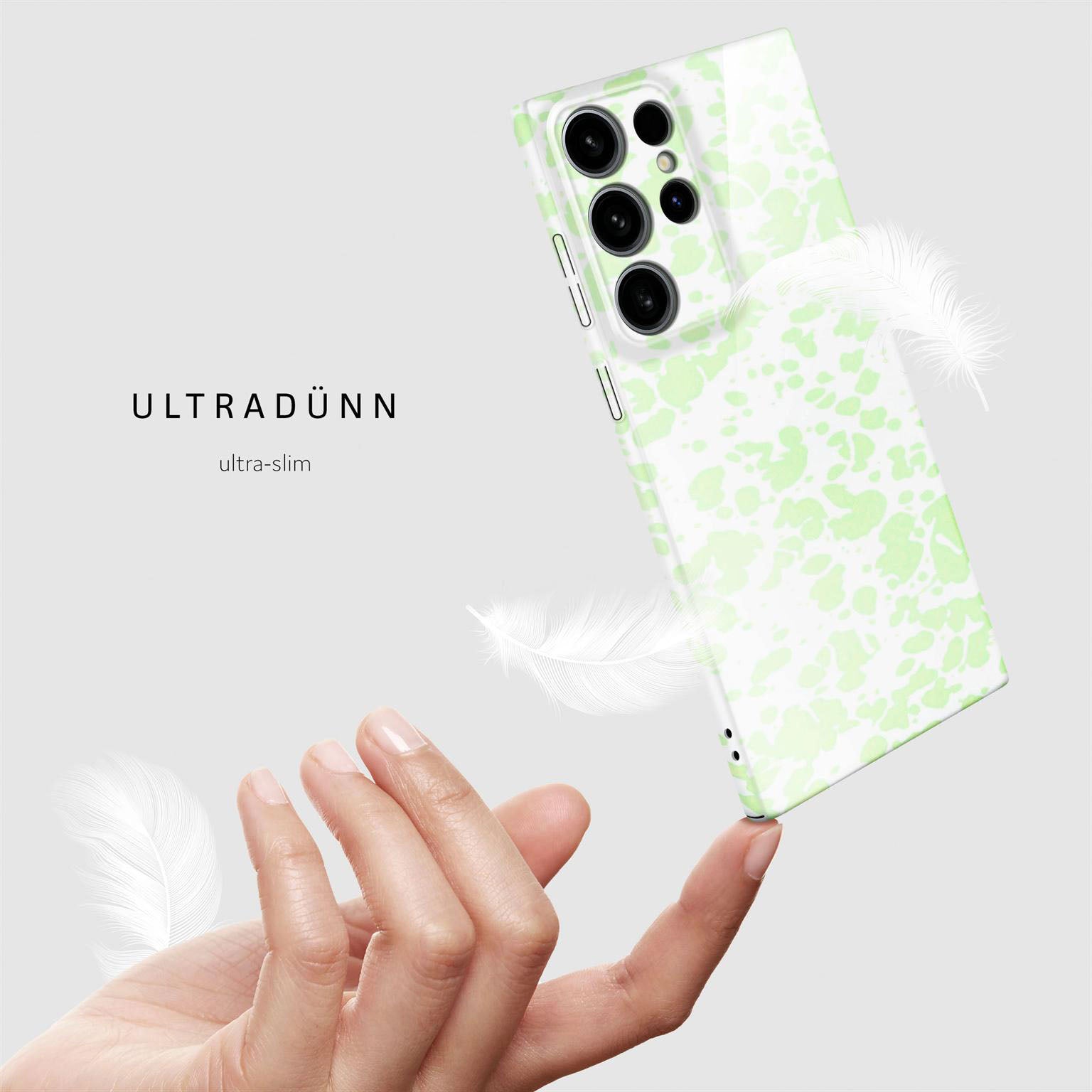 Splash Case für Samsung Galaxy S24 Ultra in der Farbe Mint Mirage (Grün)
