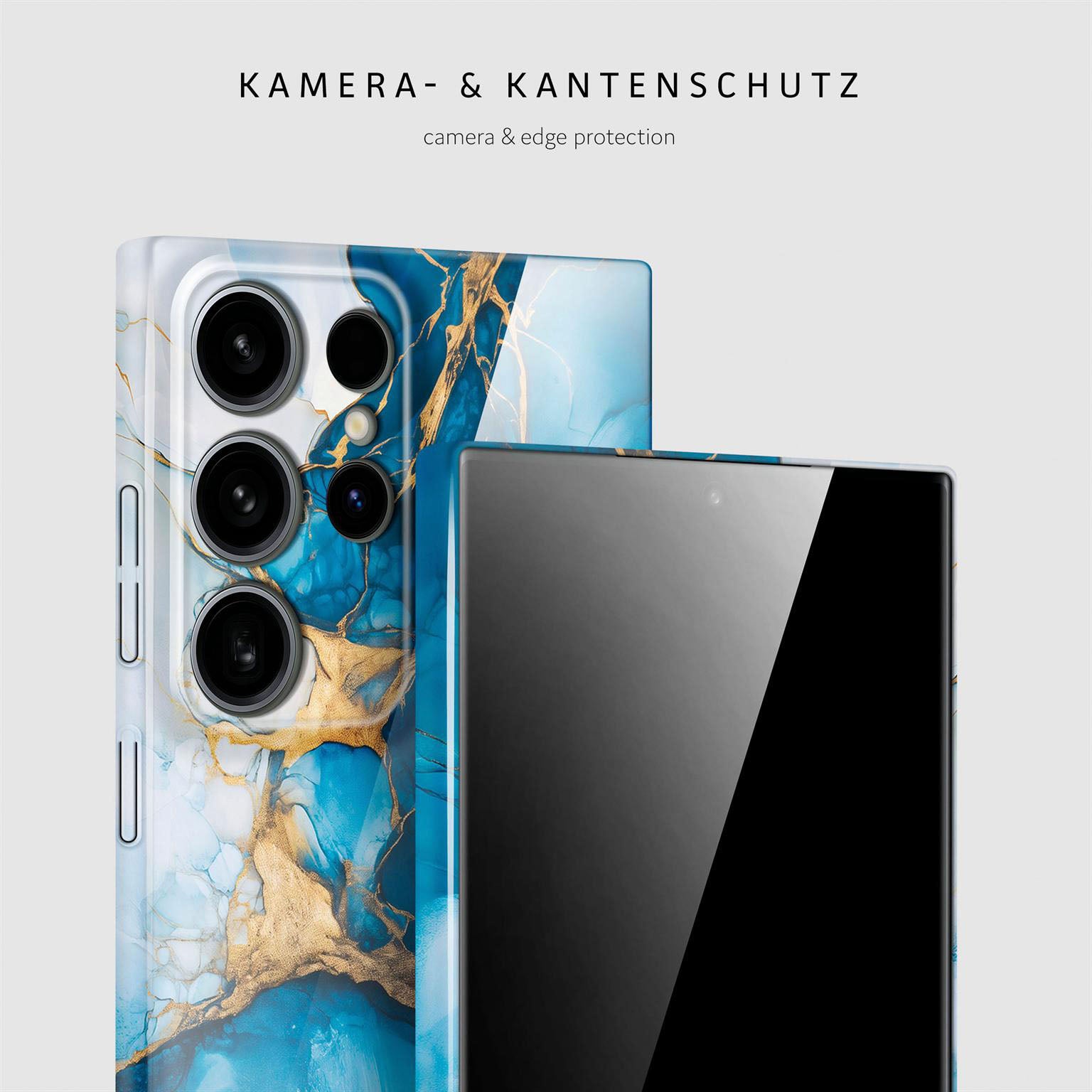 Bliss Cover für Samsung Galaxy S24 Ultra in der Farbe Sapphire Dream (Blau)
