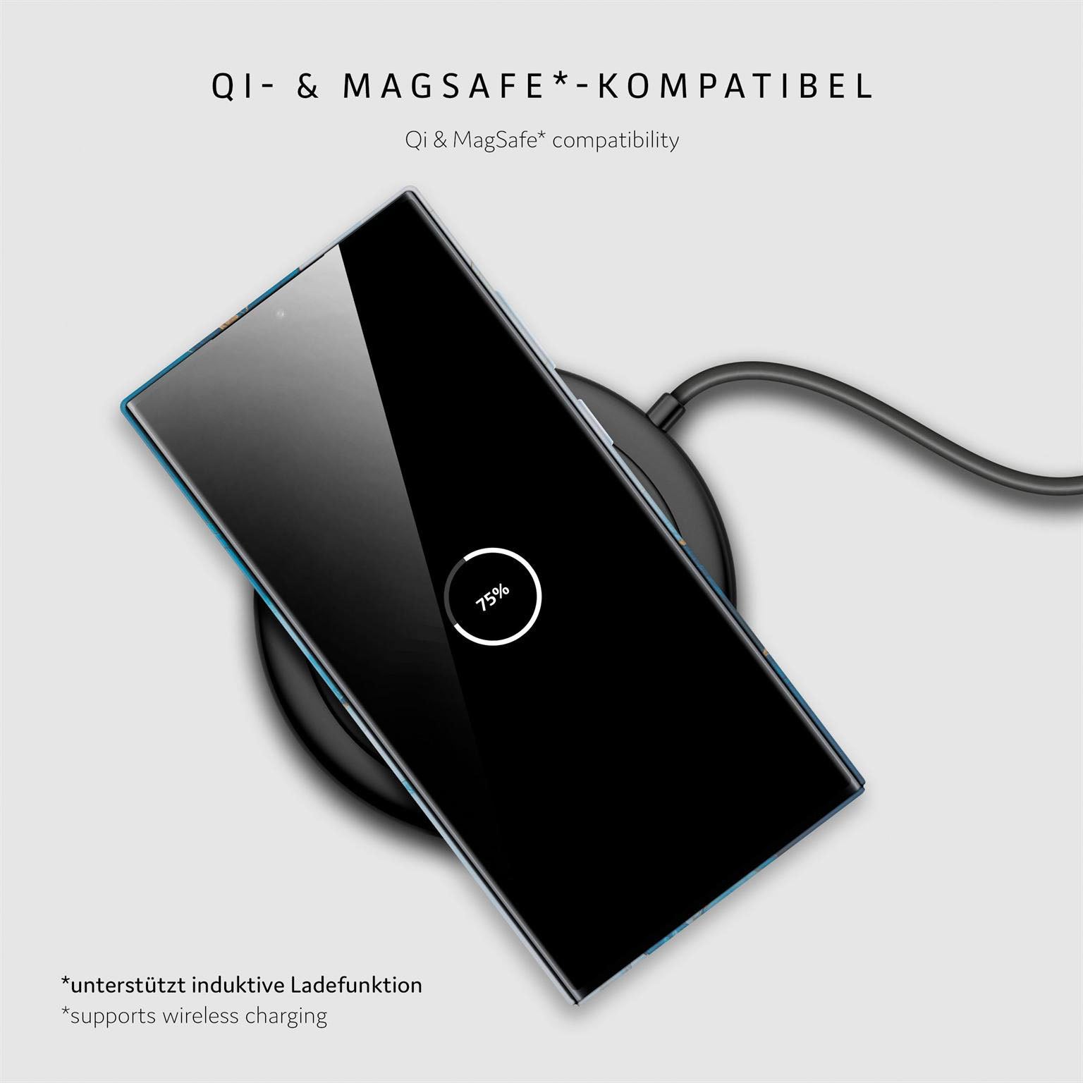 Bliss Cover für Samsung Galaxy S24 Ultra in der Farbe Sapphire Dream (Blau)