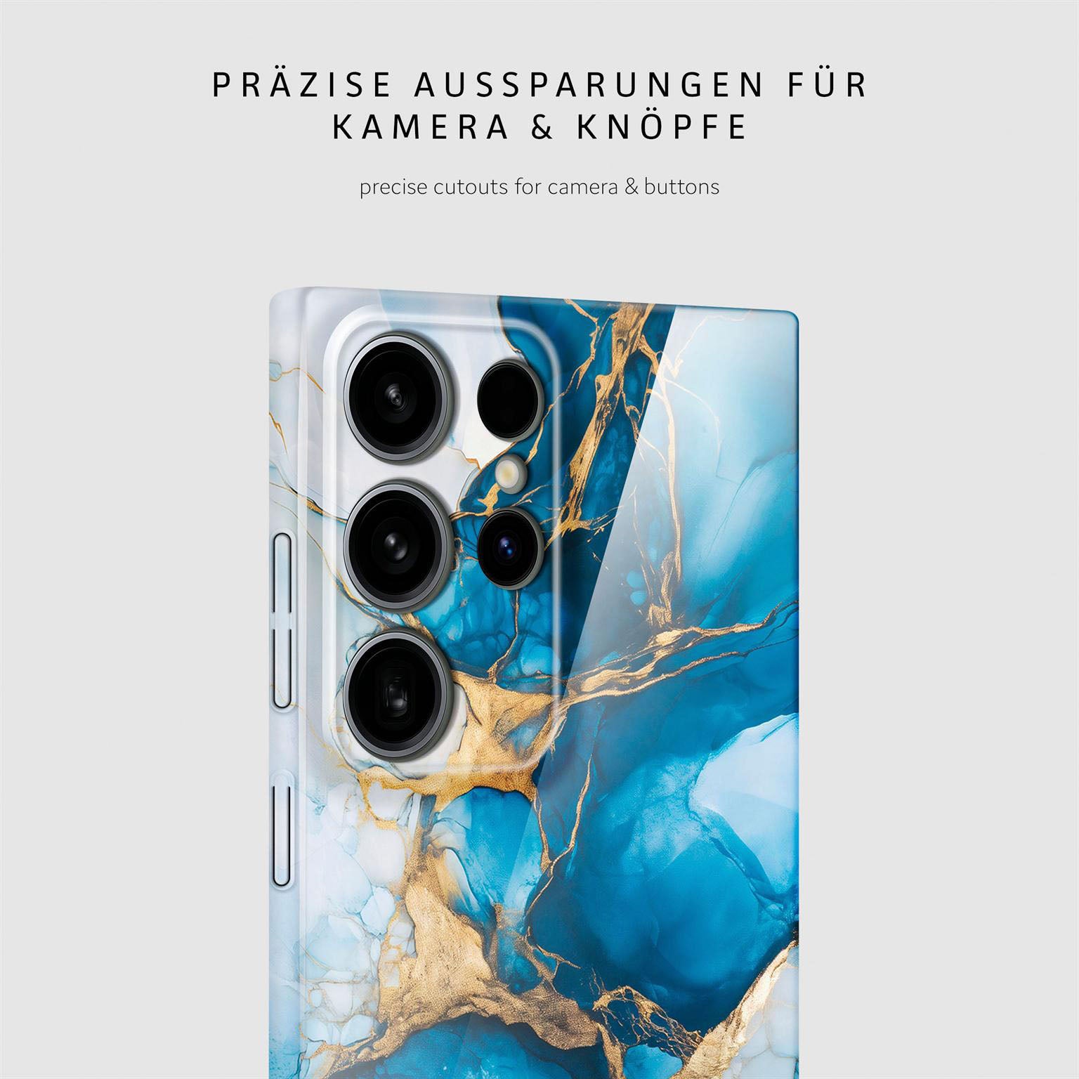 Bliss Cover für Samsung Galaxy S24 Ultra in der Farbe Sapphire Dream (Blau)