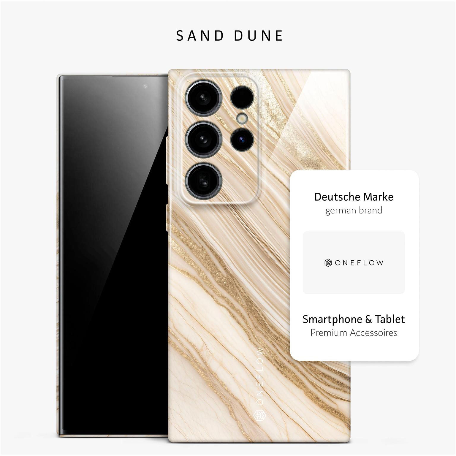 Bliss Cover für Samsung Galaxy S24 Ultra in der Farbe Sand Dune (Braun / Beige)
