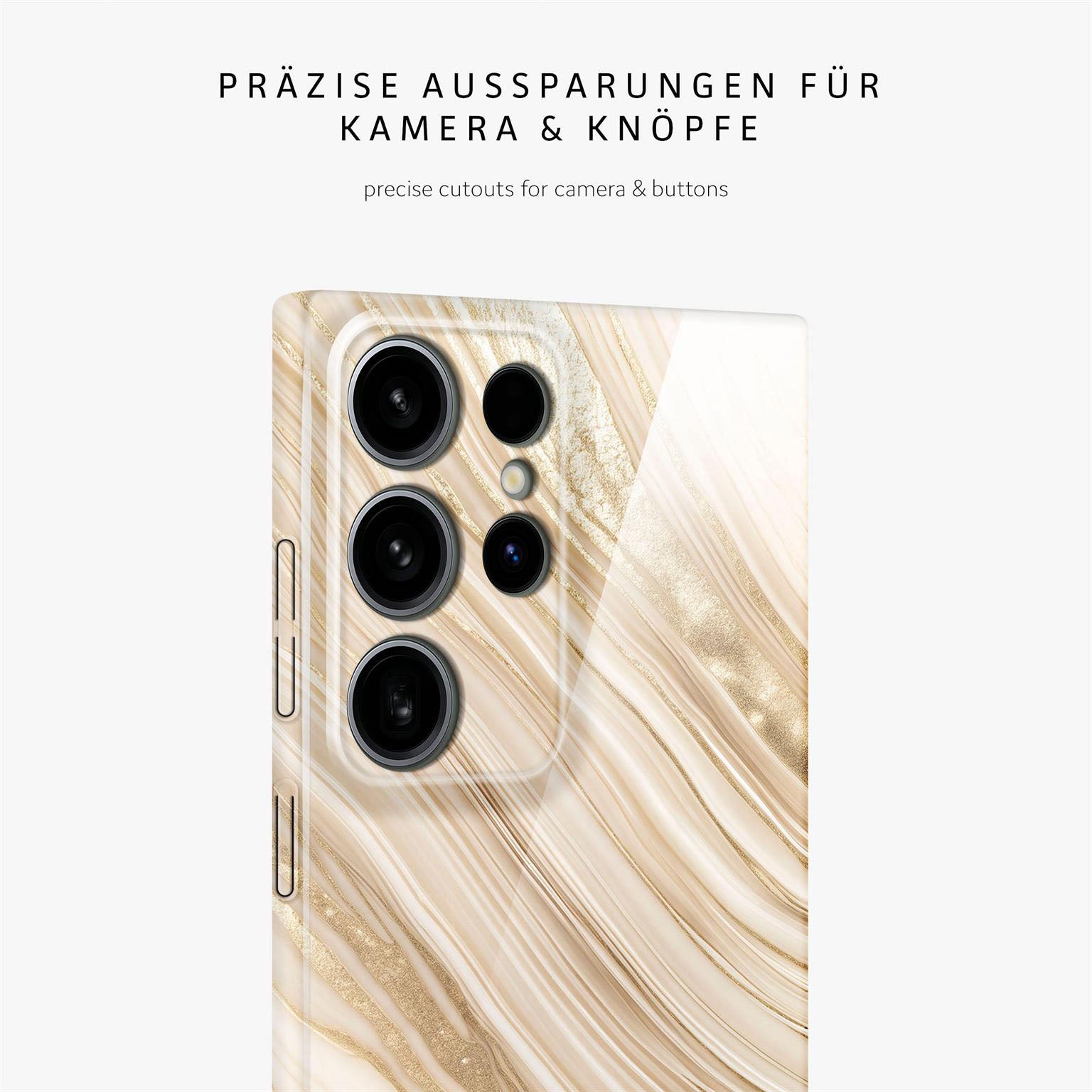 Bliss Cover für Samsung Galaxy S24 Ultra in der Farbe Sand Dune (Braun / Beige)