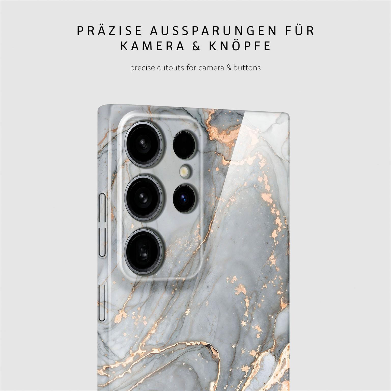 Bliss Cover für Samsung Galaxy S24 Ultra in der Farbe Soft Granite (Grau)