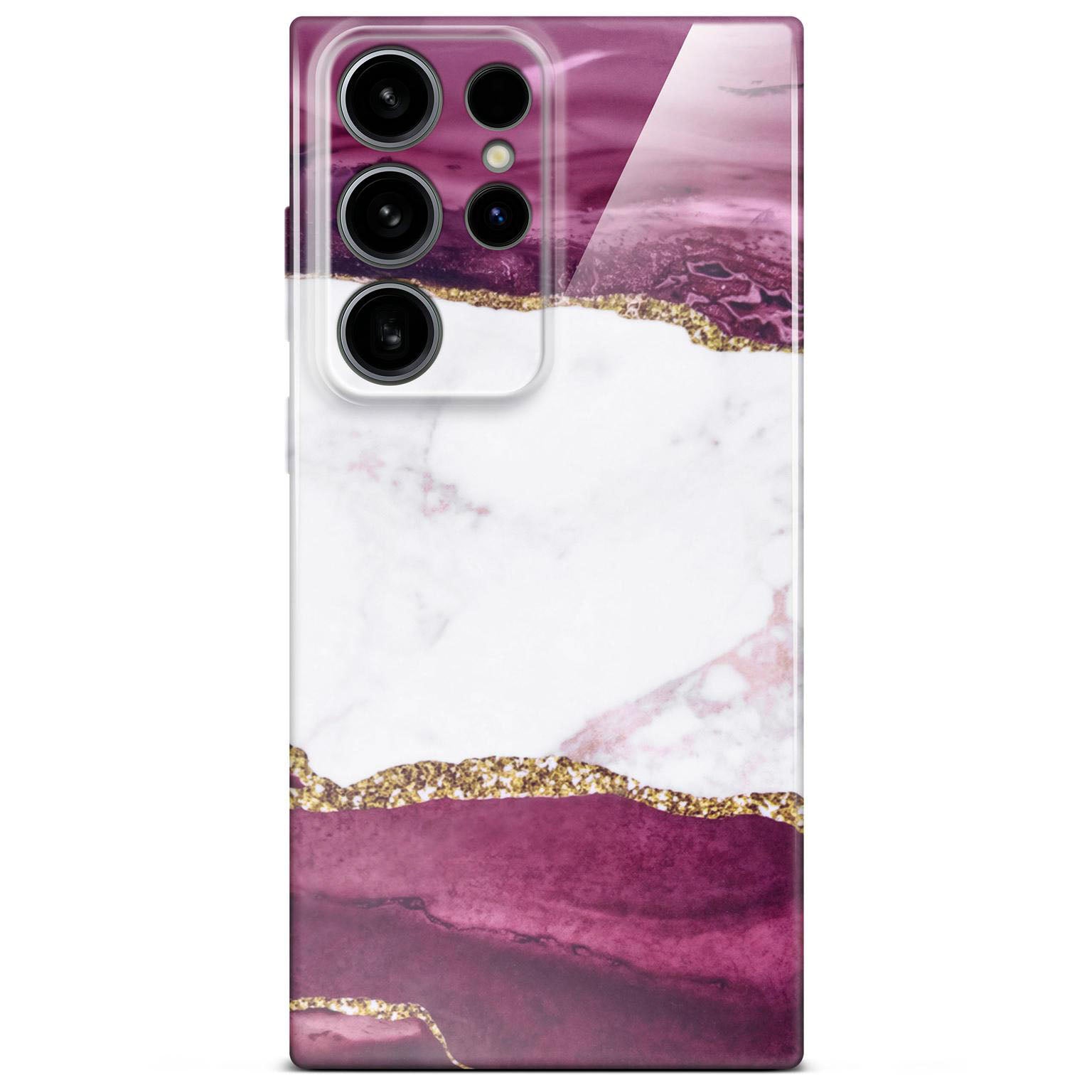 Bliss Cover für Samsung Galaxy S24 Ultra in der Farbe Velvet Kiss (Rosa / Pink)