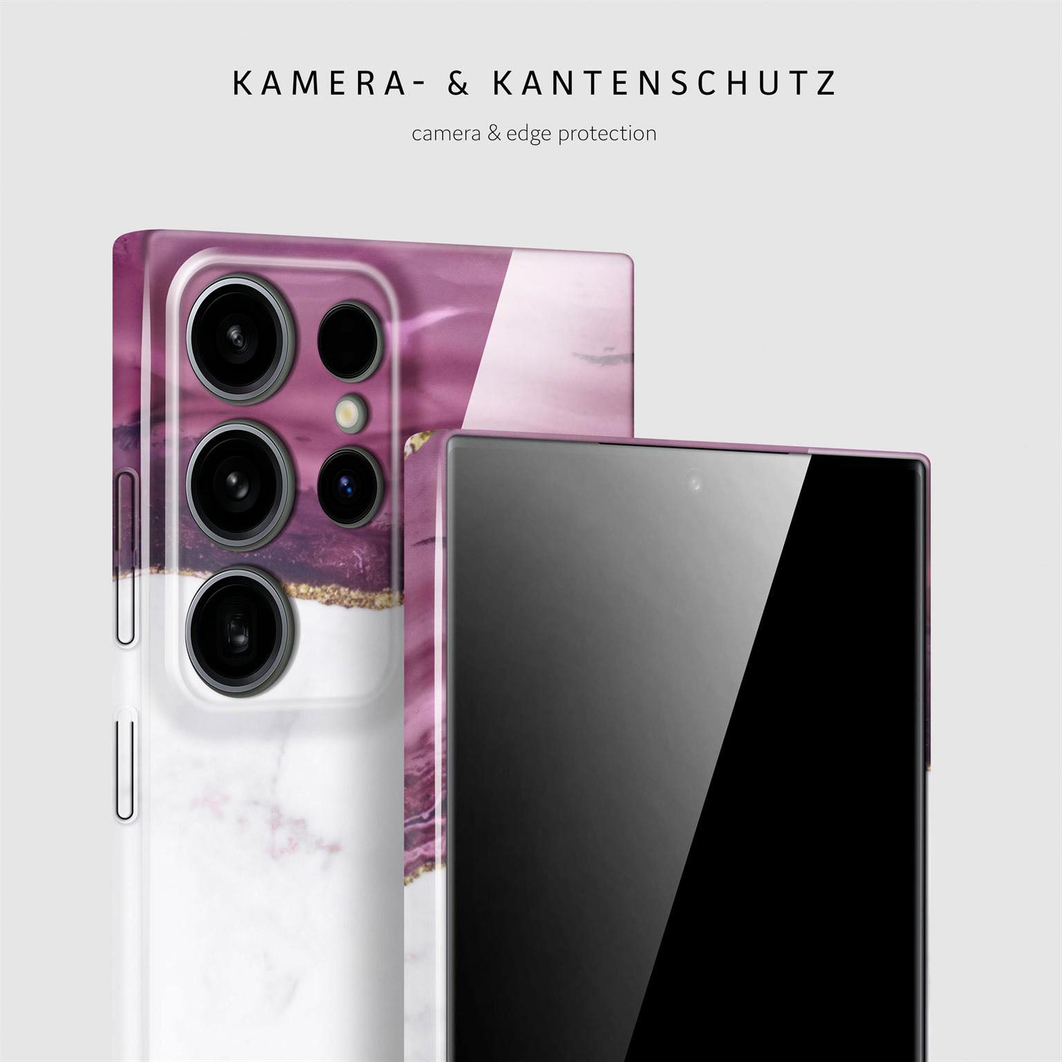 Bliss Cover für Samsung Galaxy S24 Ultra in der Farbe Velvet Kiss (Rosa / Pink)