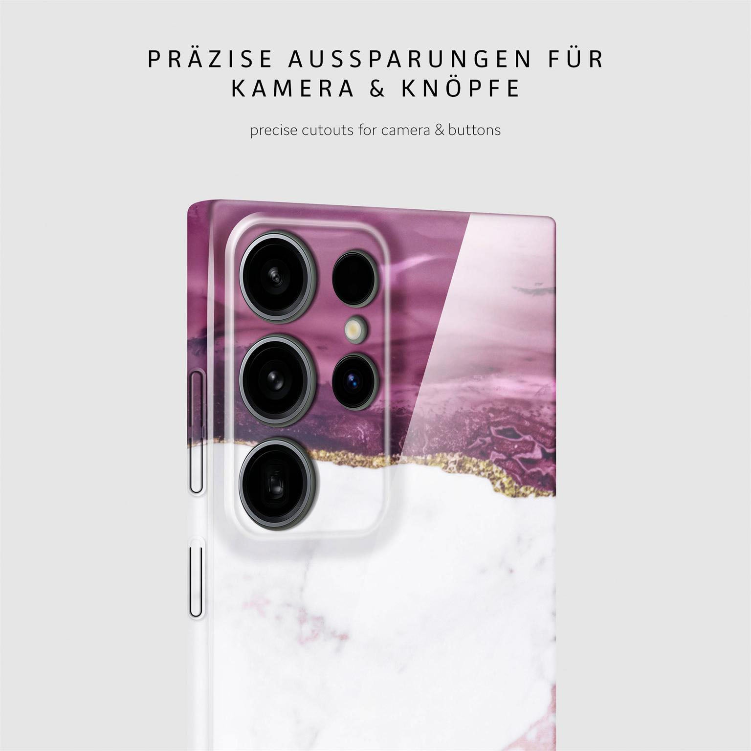 Bliss Cover für Samsung Galaxy S24 Ultra in der Farbe Velvet Kiss (Rosa / Pink)